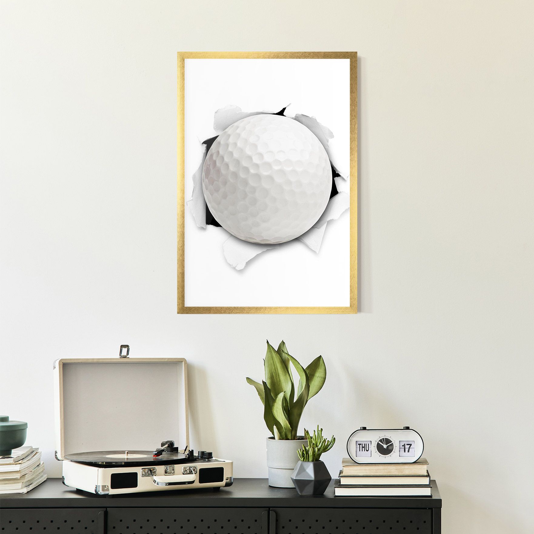 Golf Ball Bursting Hole mockup 2