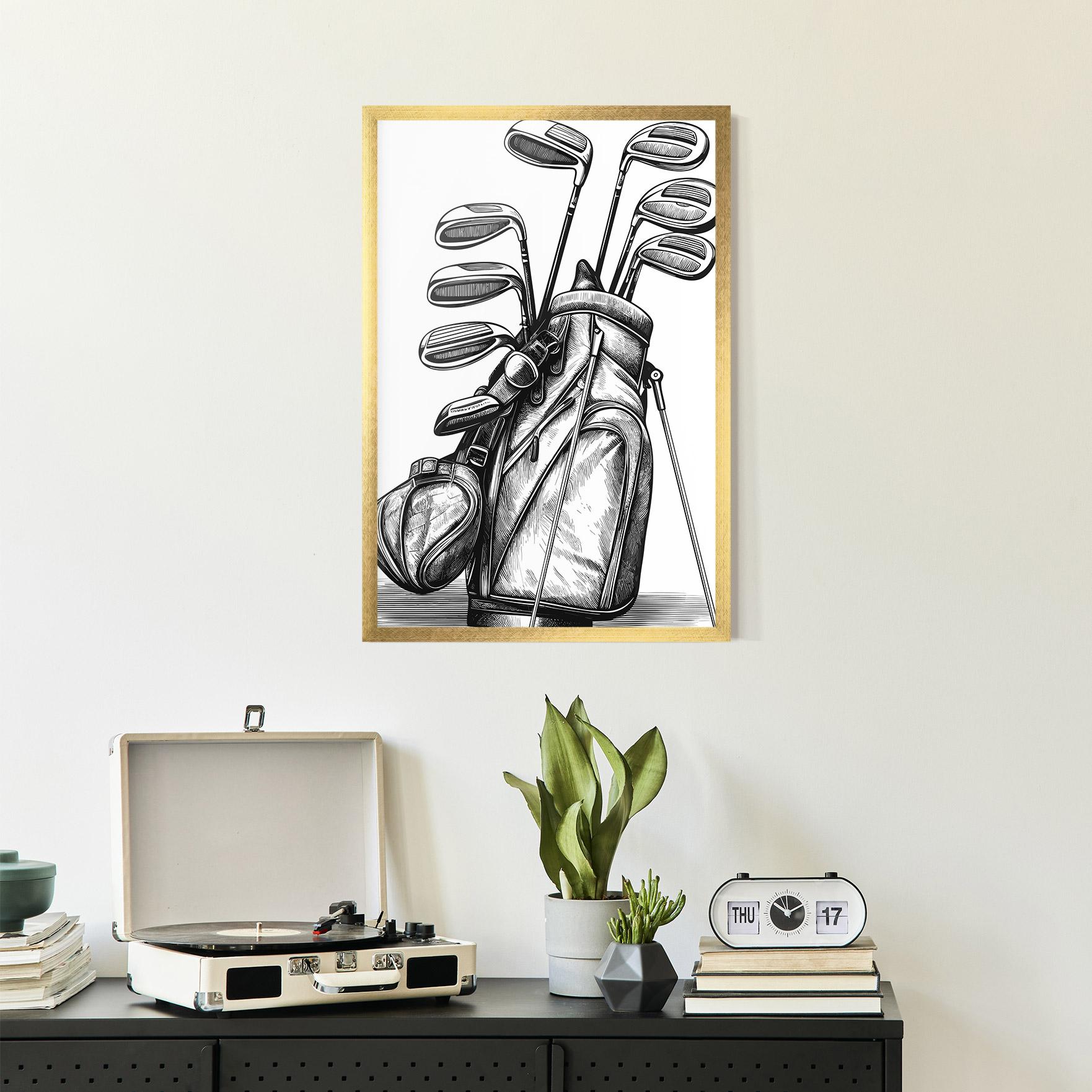 Poster Înrămat Golf Club mockup 2