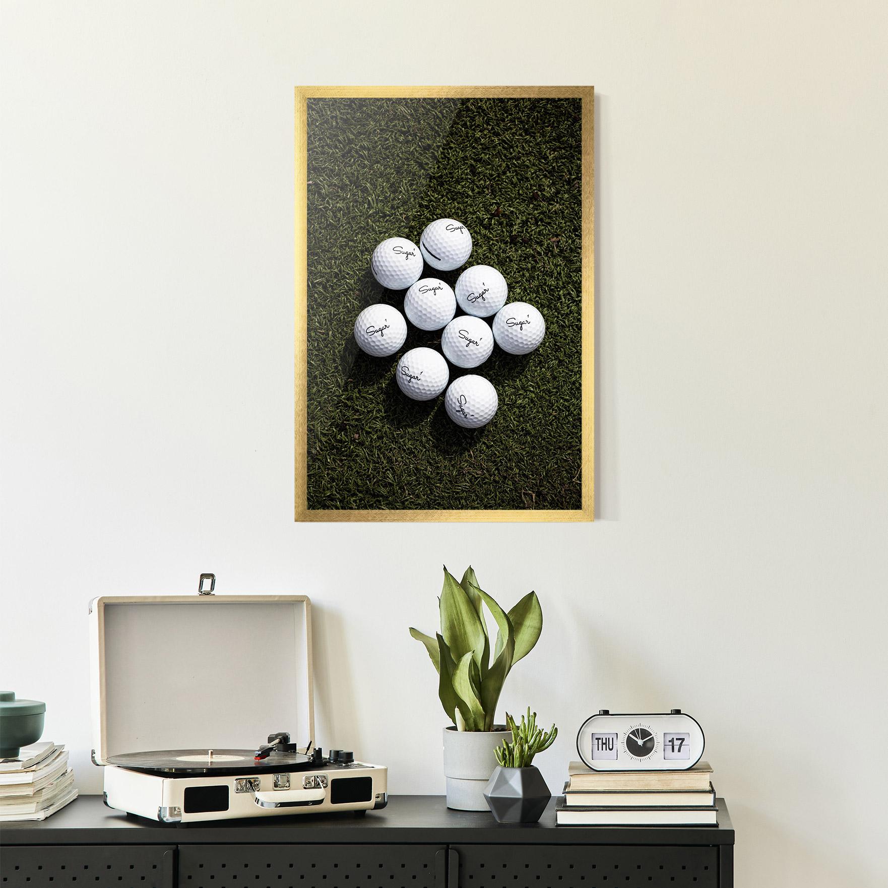 Poster Înrămat Sugar 1 Golf Balls mockup 2