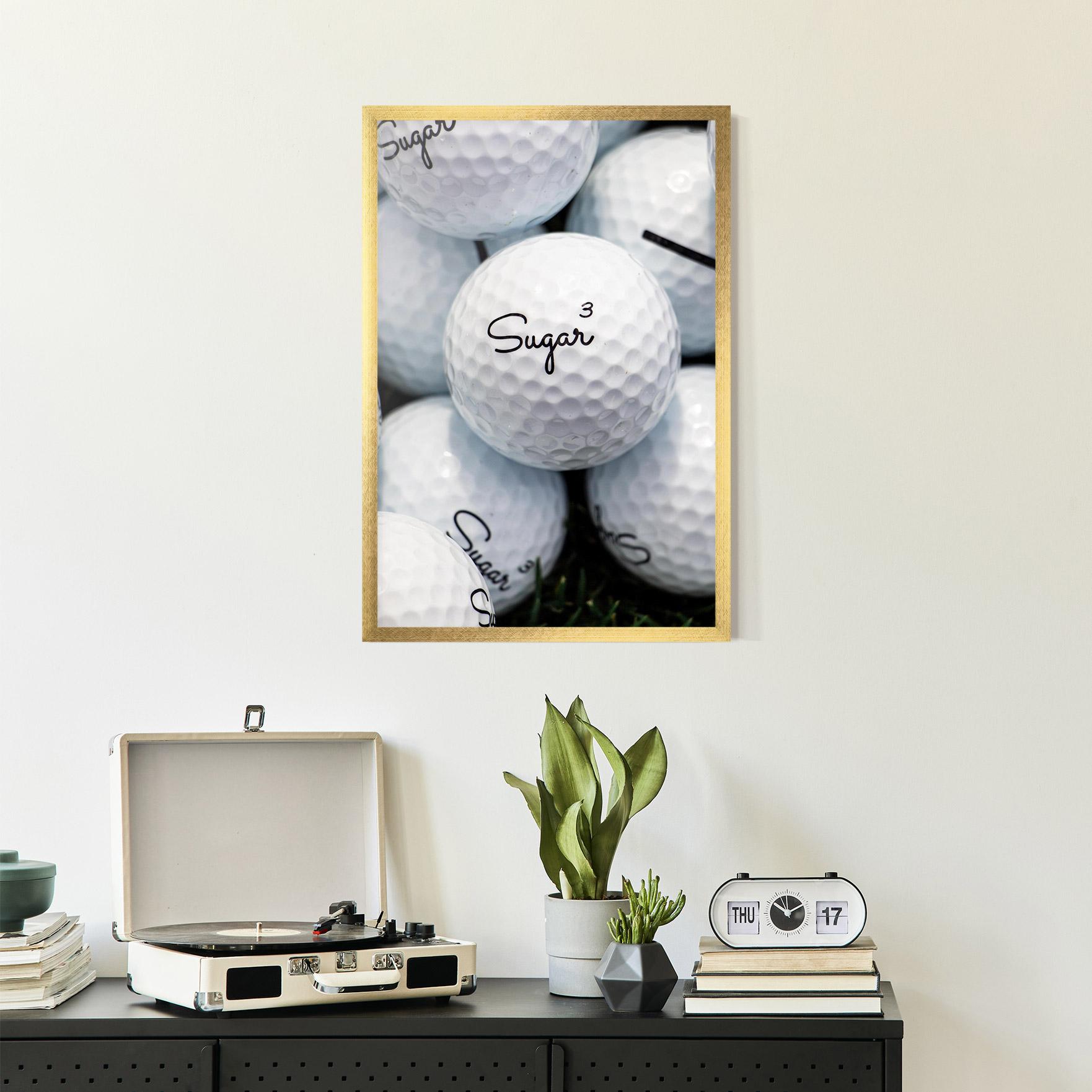 Poster Înrămat Sugar Ball Close Up mockup 2