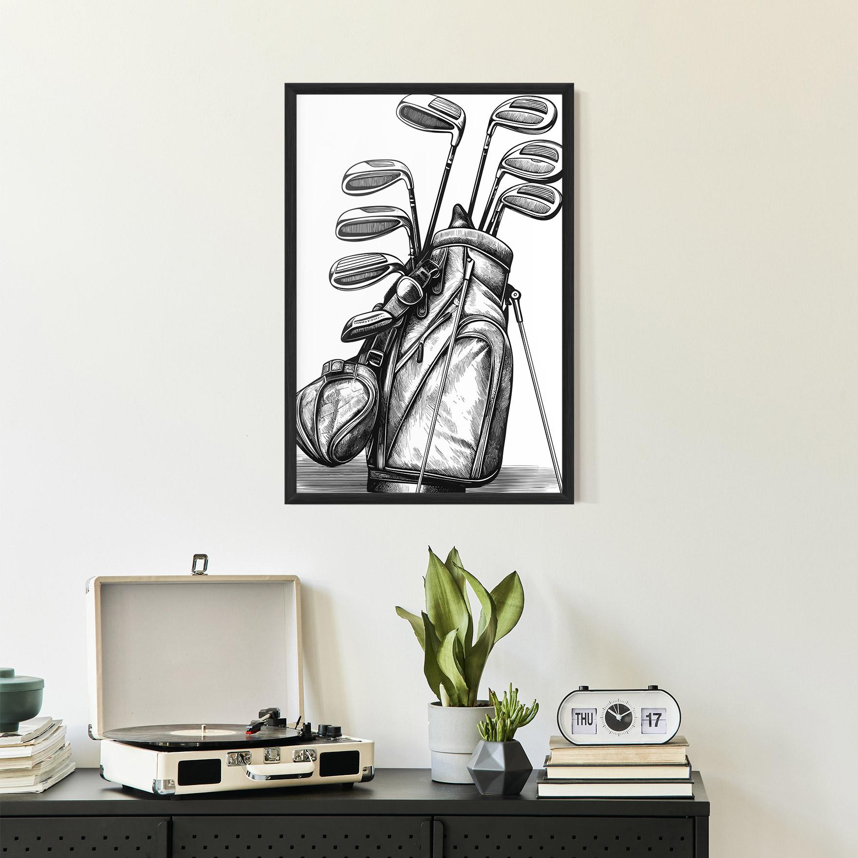 Poster Înrămat Golf Club mockup 2