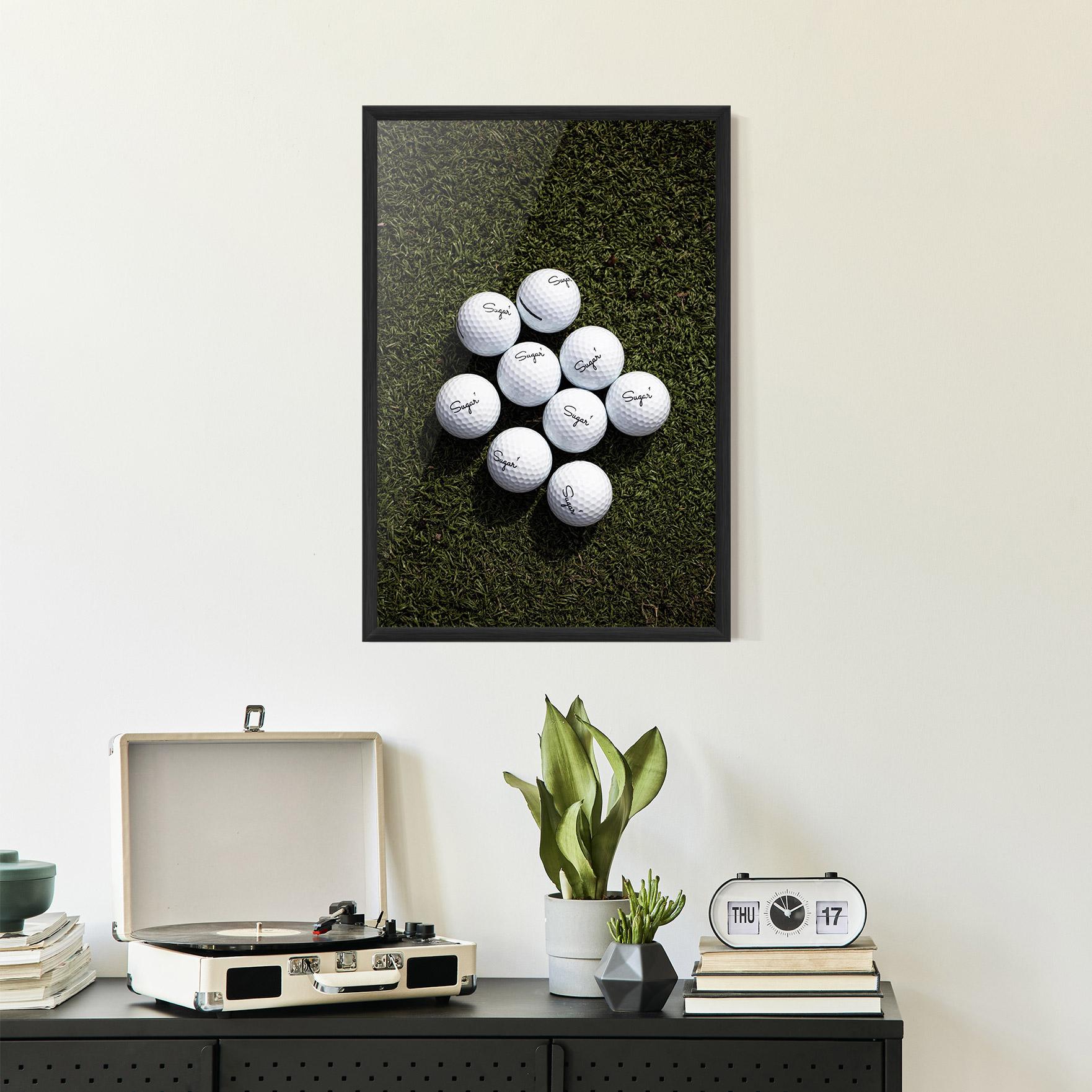 Poster Înrămat Sugar 1 Golf Balls mockup 2