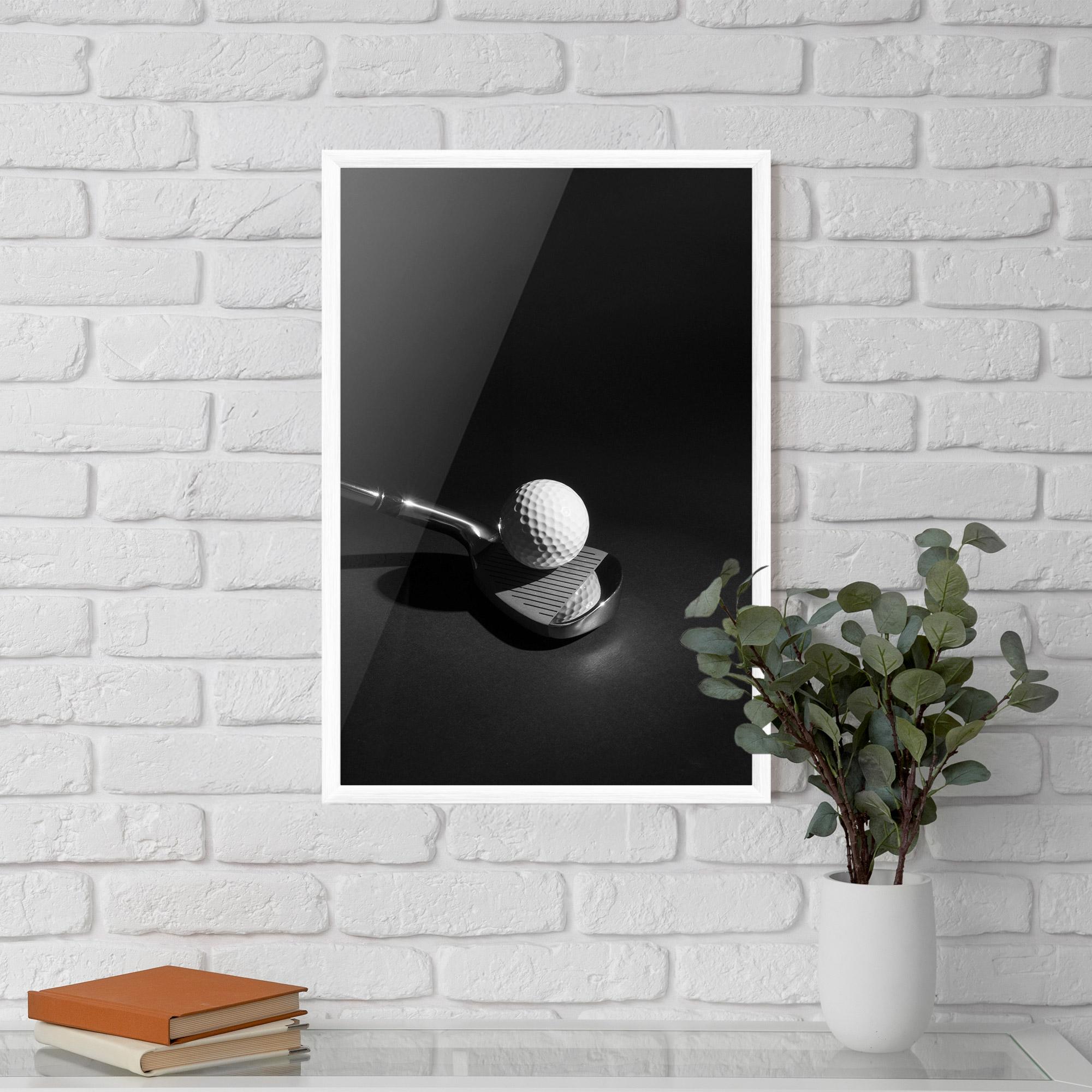 Poster Înrămat Golf Equipment mockup 5