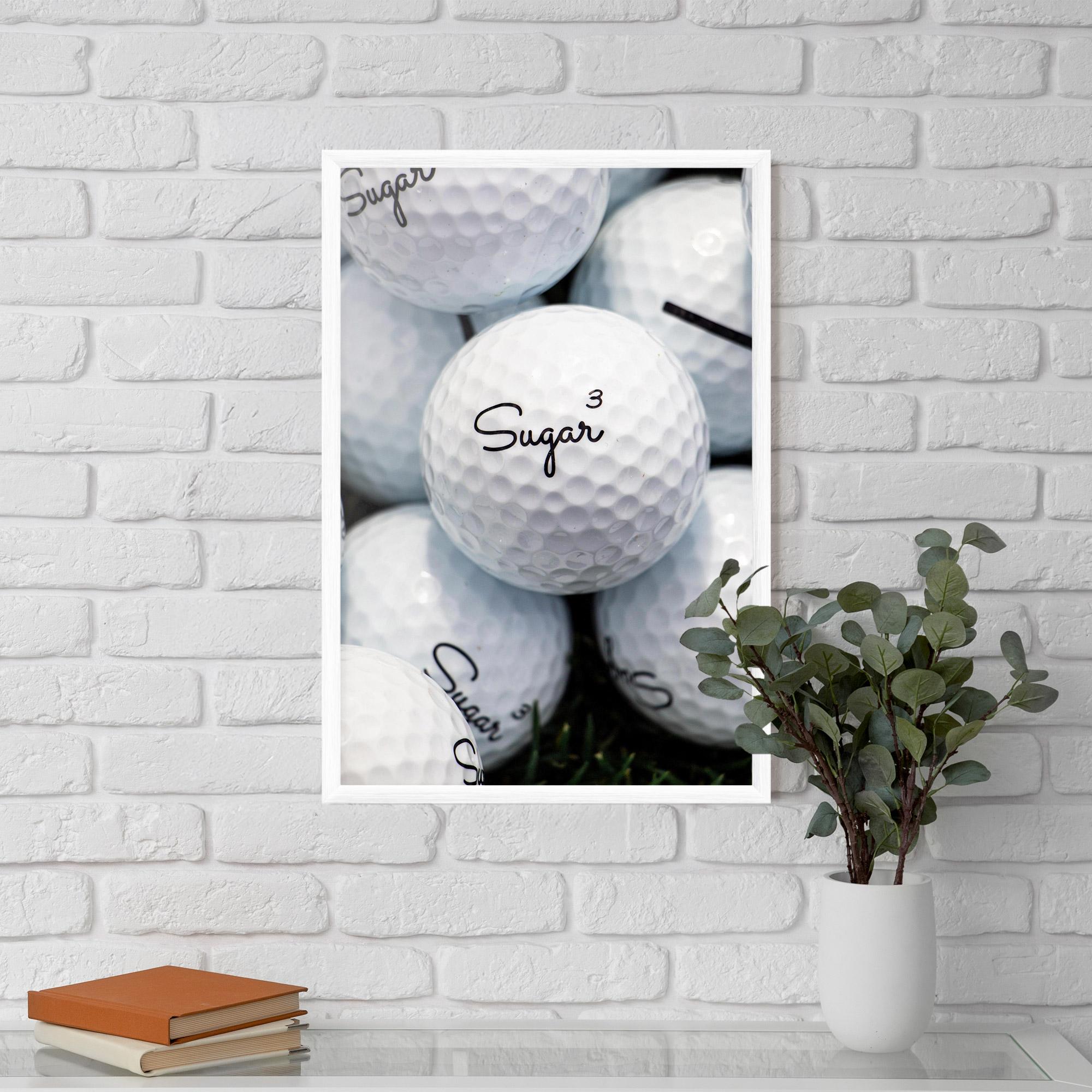 Poster Înrămat Sugar Ball Close Up mockup 5