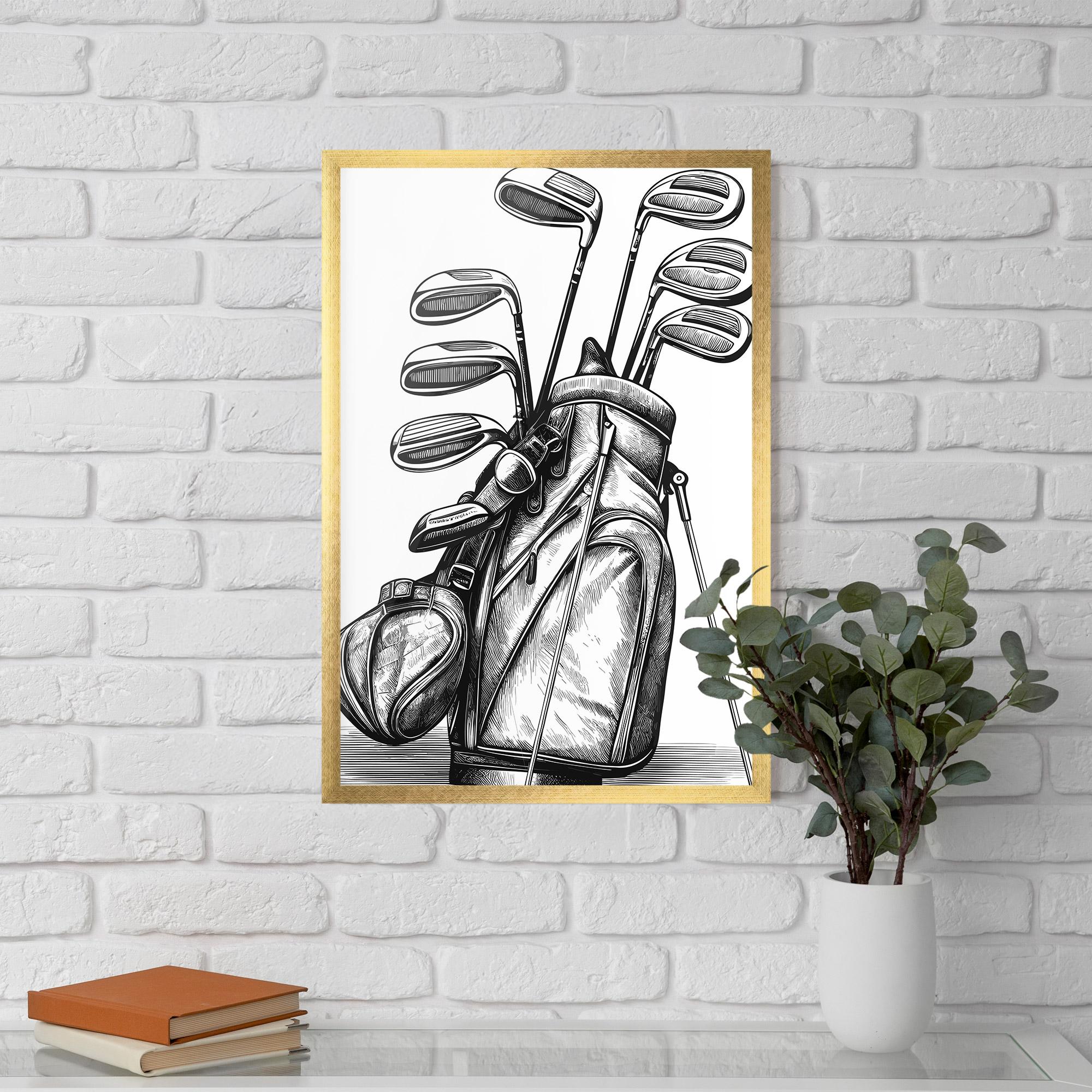 Poster Înrămat Golf Club mockup 5