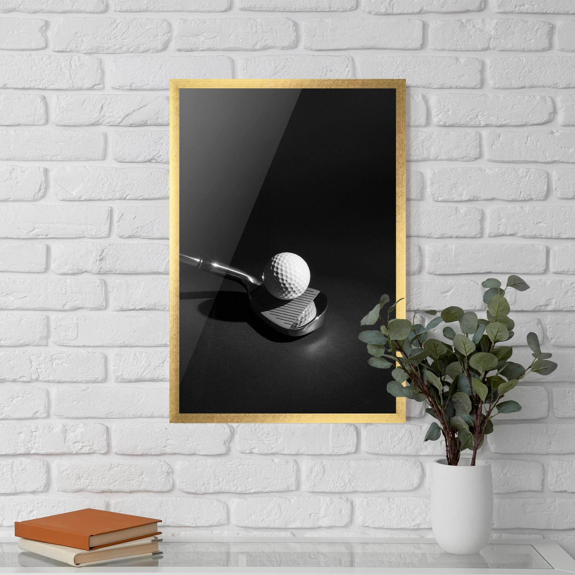 Poster Înrămat Golf Equipment mockup 5