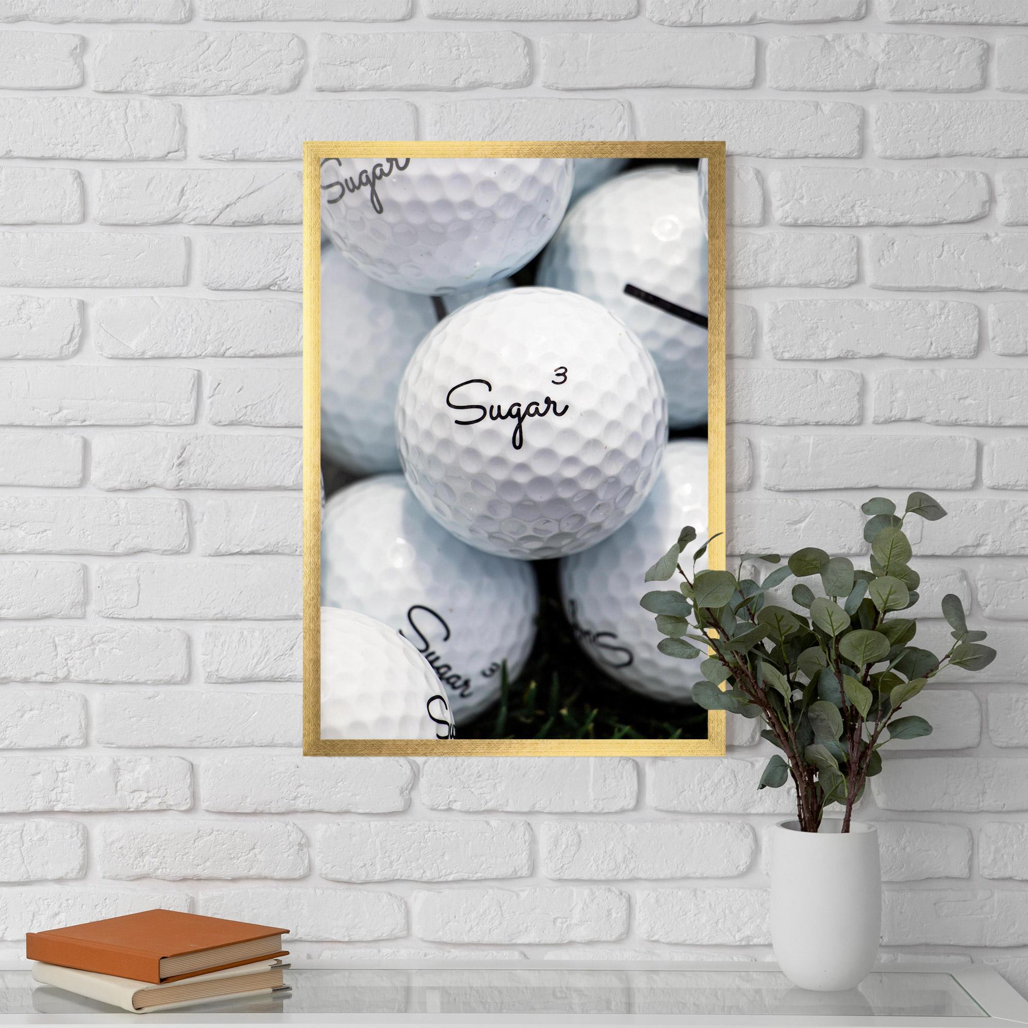 Poster Înrămat Sugar Ball Close Up mockup 5