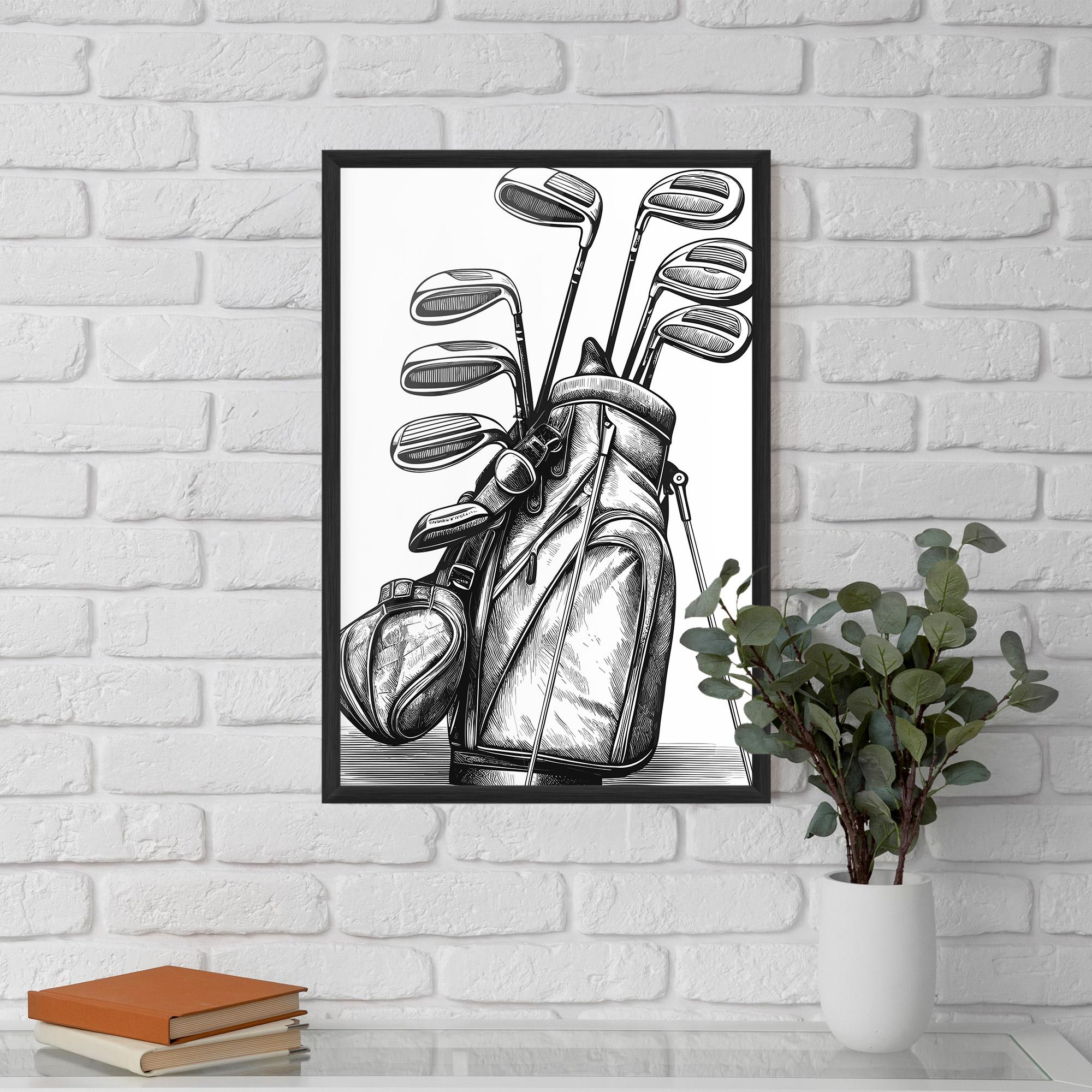 Poster Înrămat Golf Club mockup 5