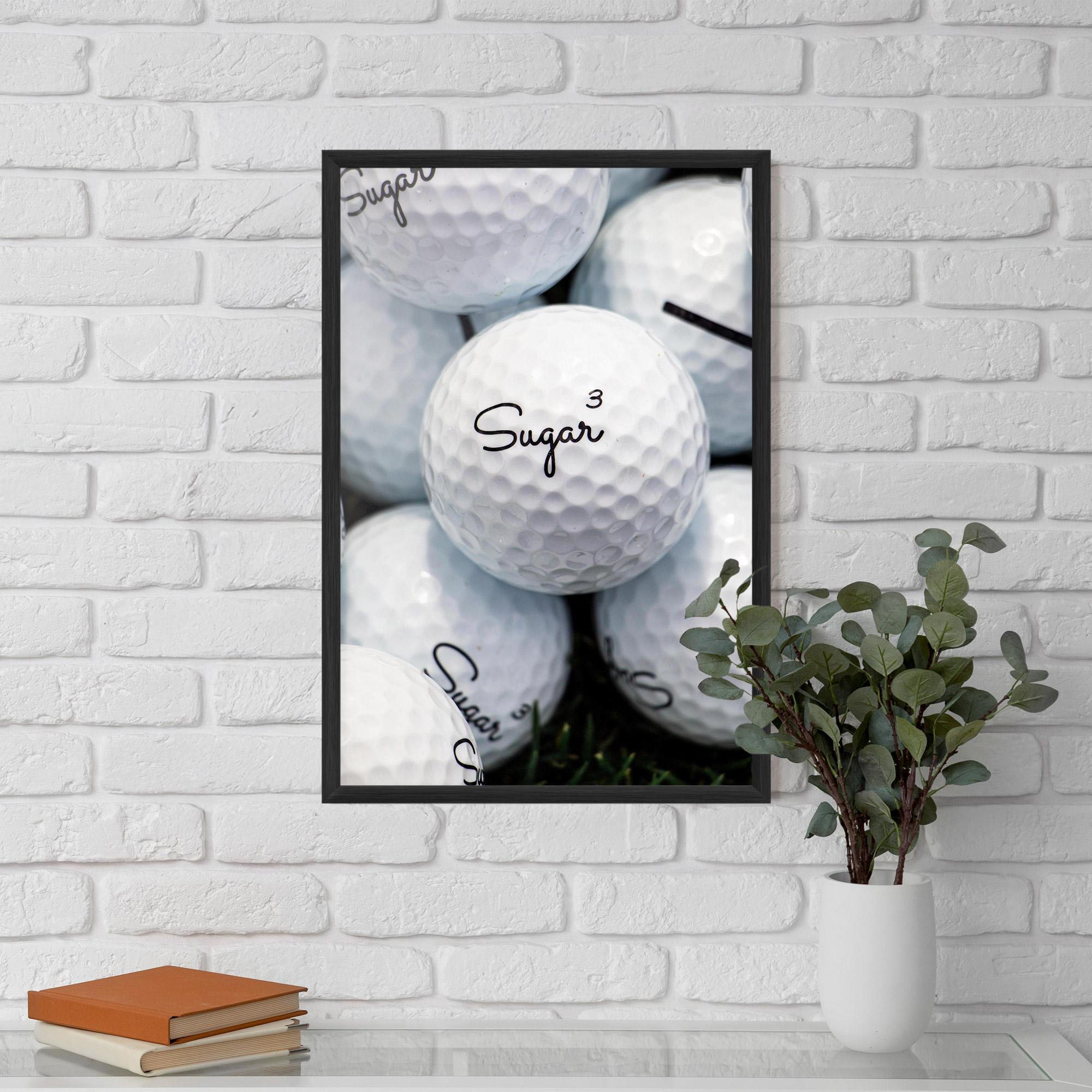 Poster Înrămat Sugar Ball Close Up mockup 5