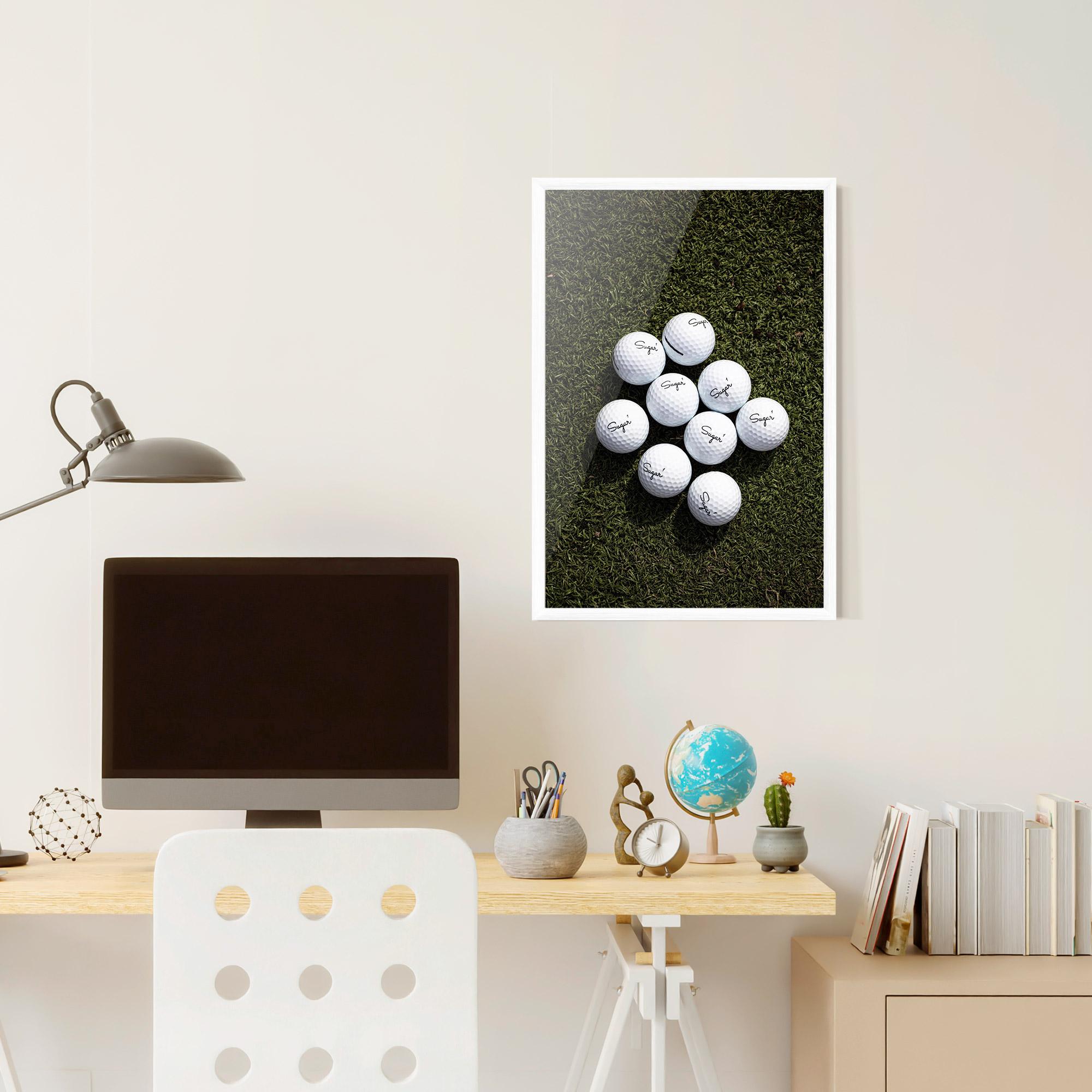 Poster Înrămat Sugar 1 Golf Balls mockup 6
