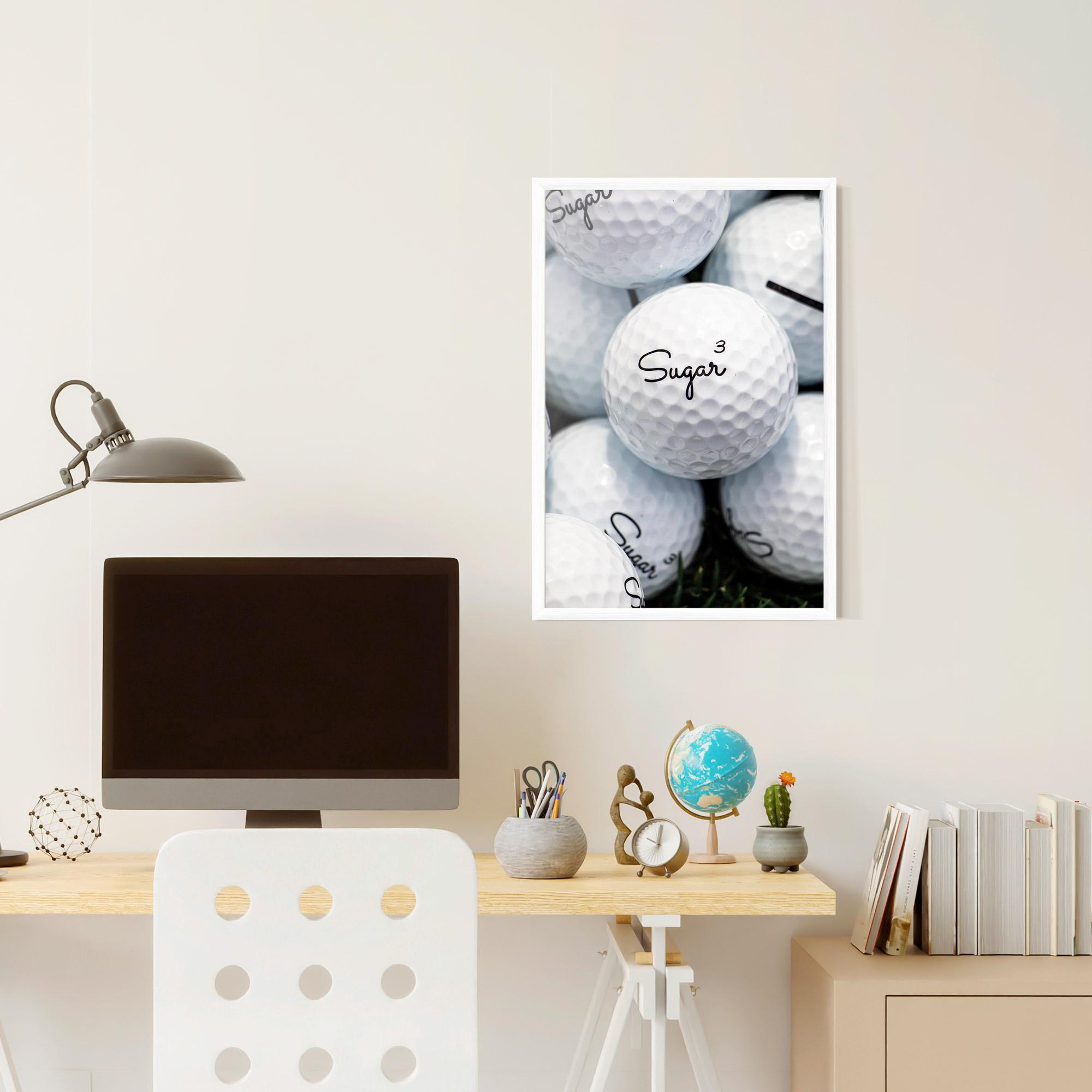 Poster Înrămat Sugar Ball Close Up mockup 6