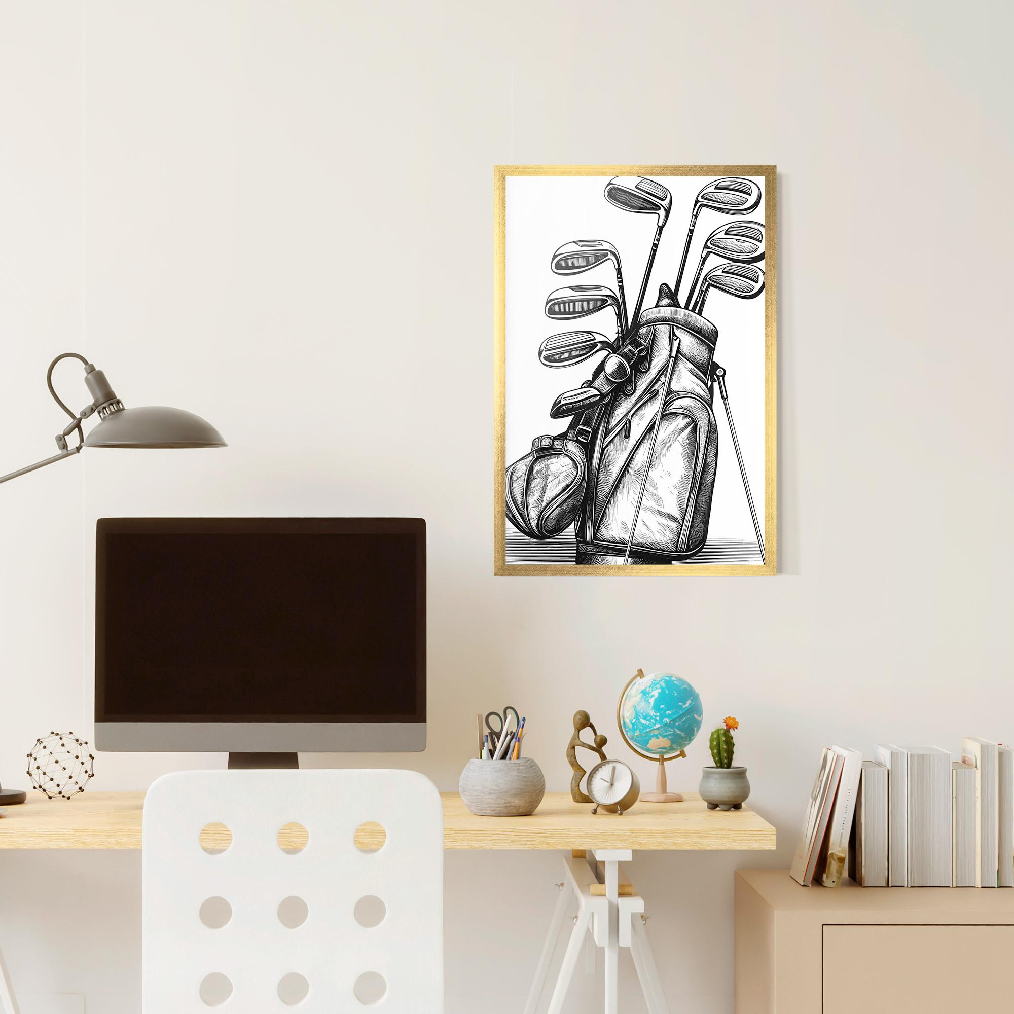 Poster Înrămat Golf Club mockup 6