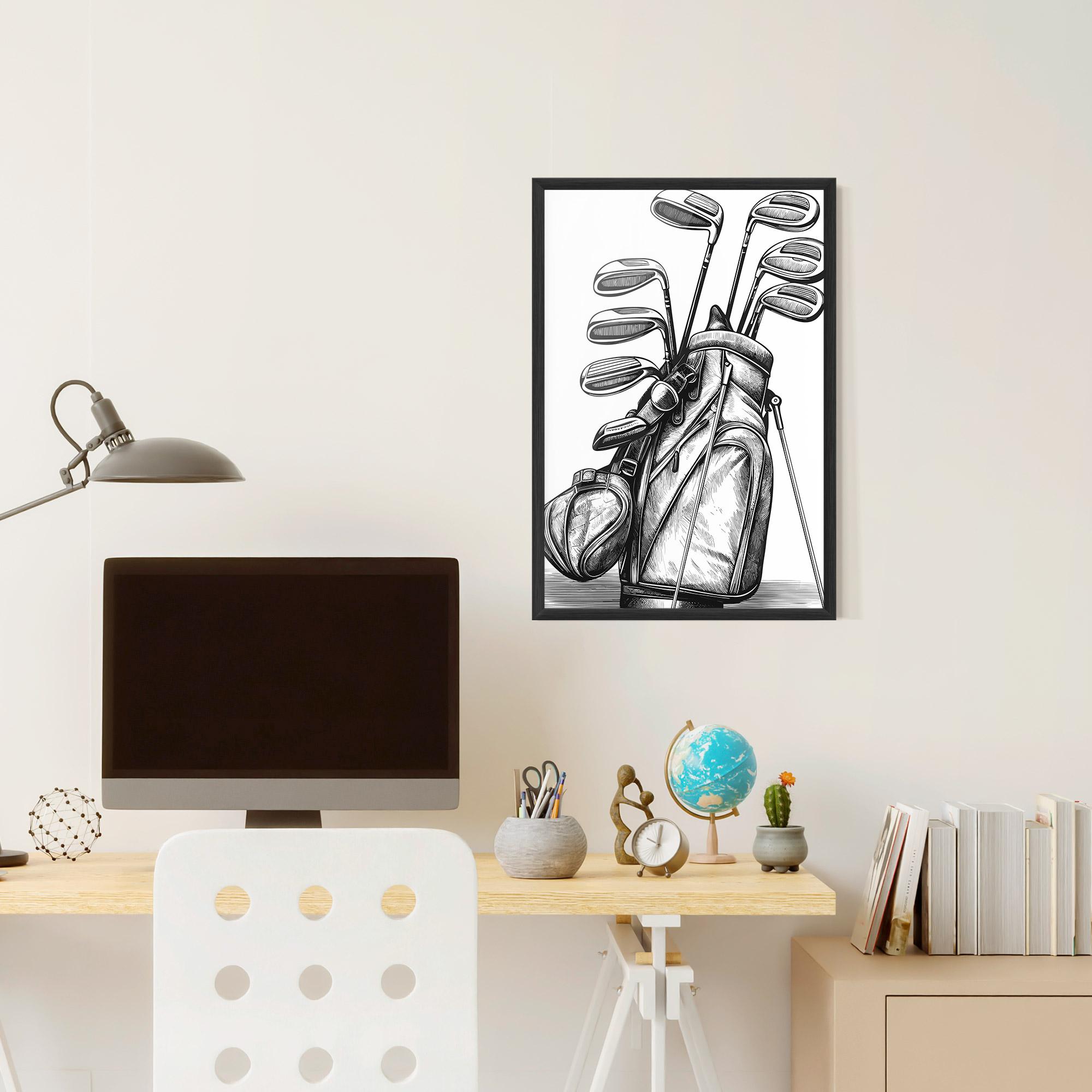 Poster Înrămat Golf Club mockup 6