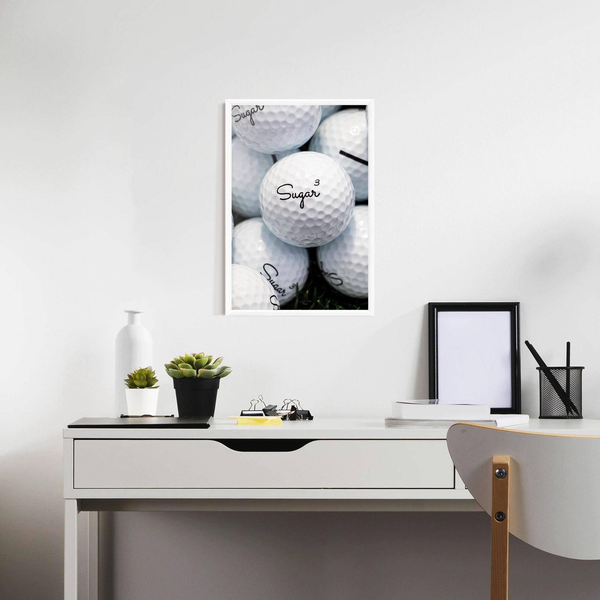 Poster Înrămat Sugar Ball Close Up mockup 7