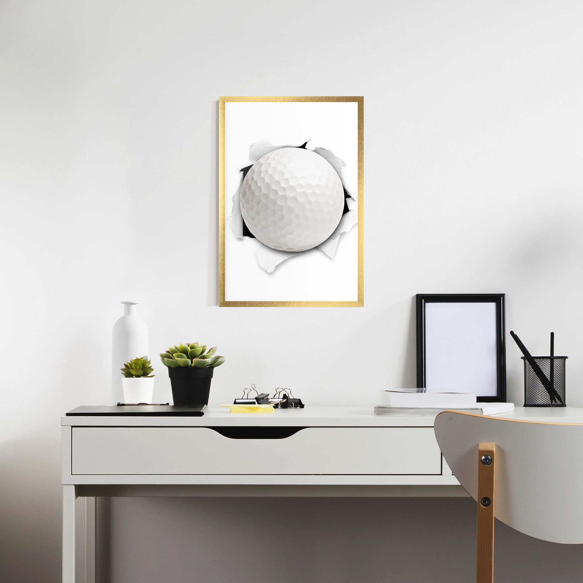 Golf Ball Bursting Hole mockup 7