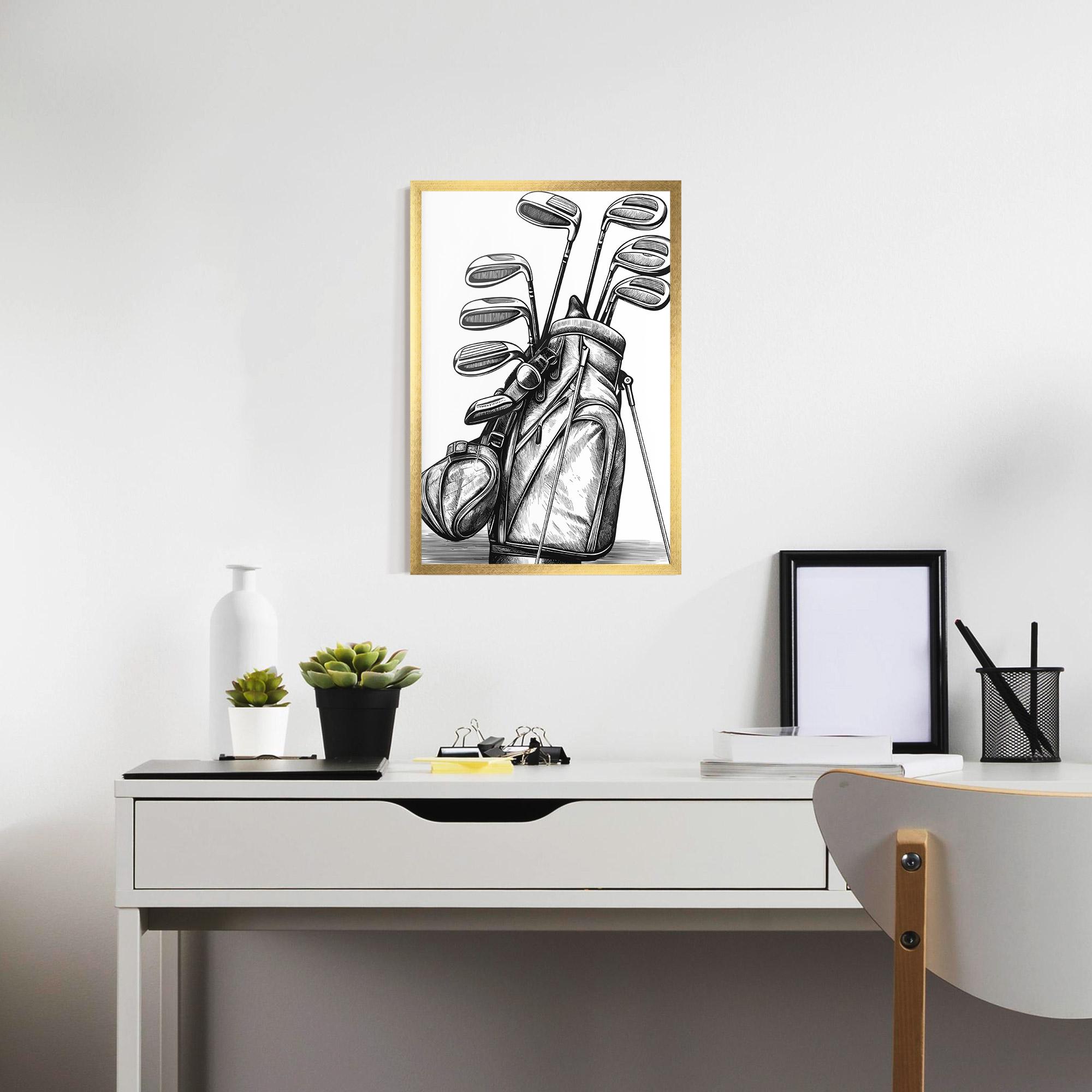 Poster Înrămat Golf Club mockup 7