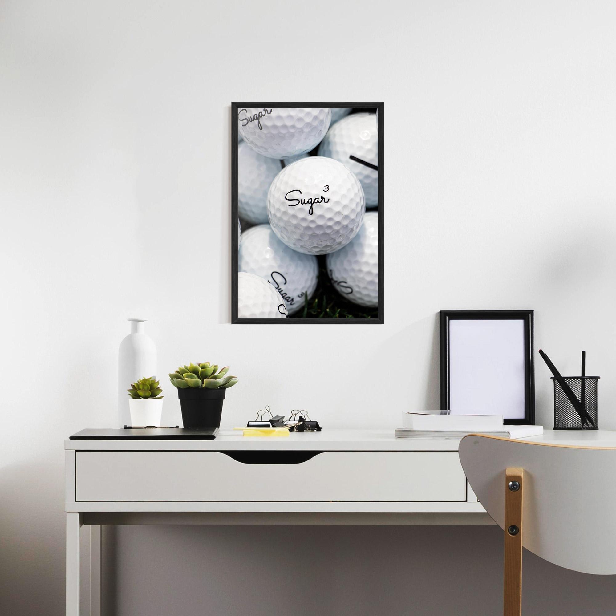 Poster Înrămat Sugar Ball Close Up mockup 7