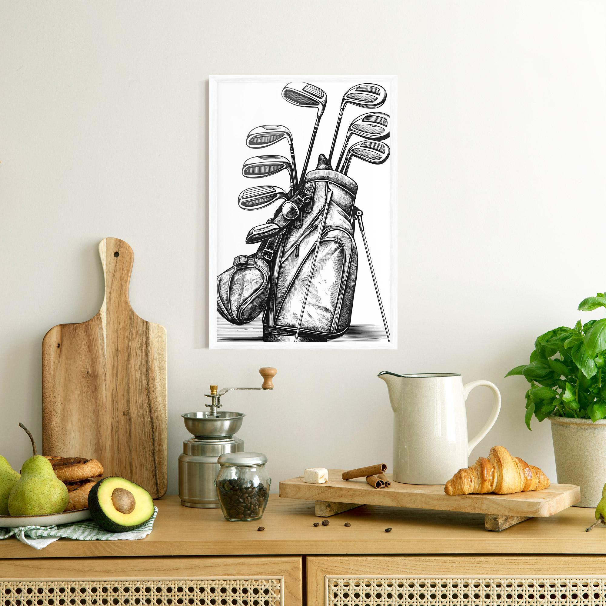 Poster Înrămat Golf Club mockup 8