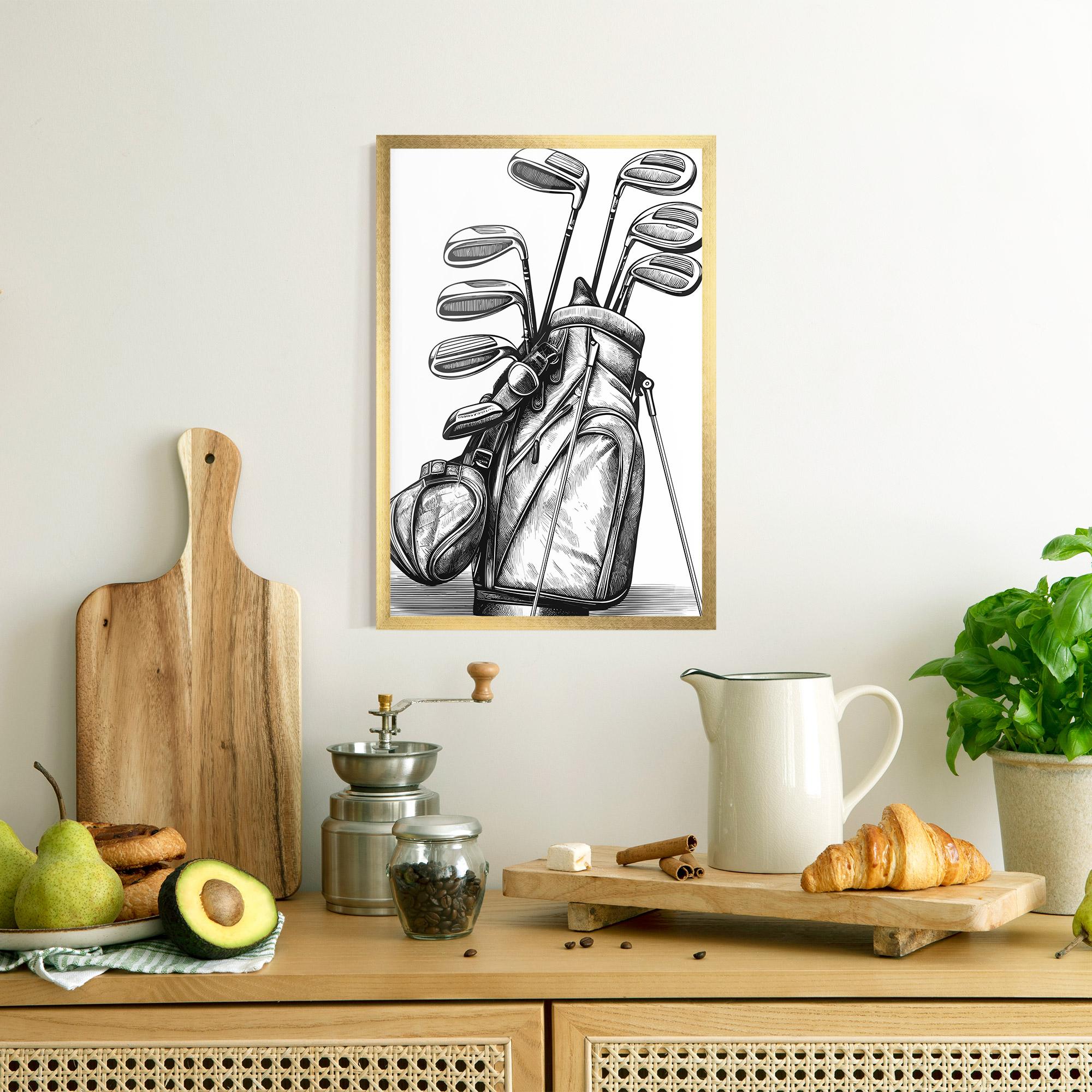 Poster Înrămat Golf Club mockup 8