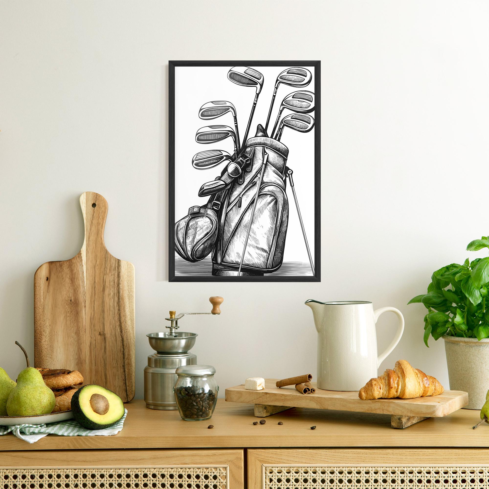 Poster Înrămat Golf Club mockup 8