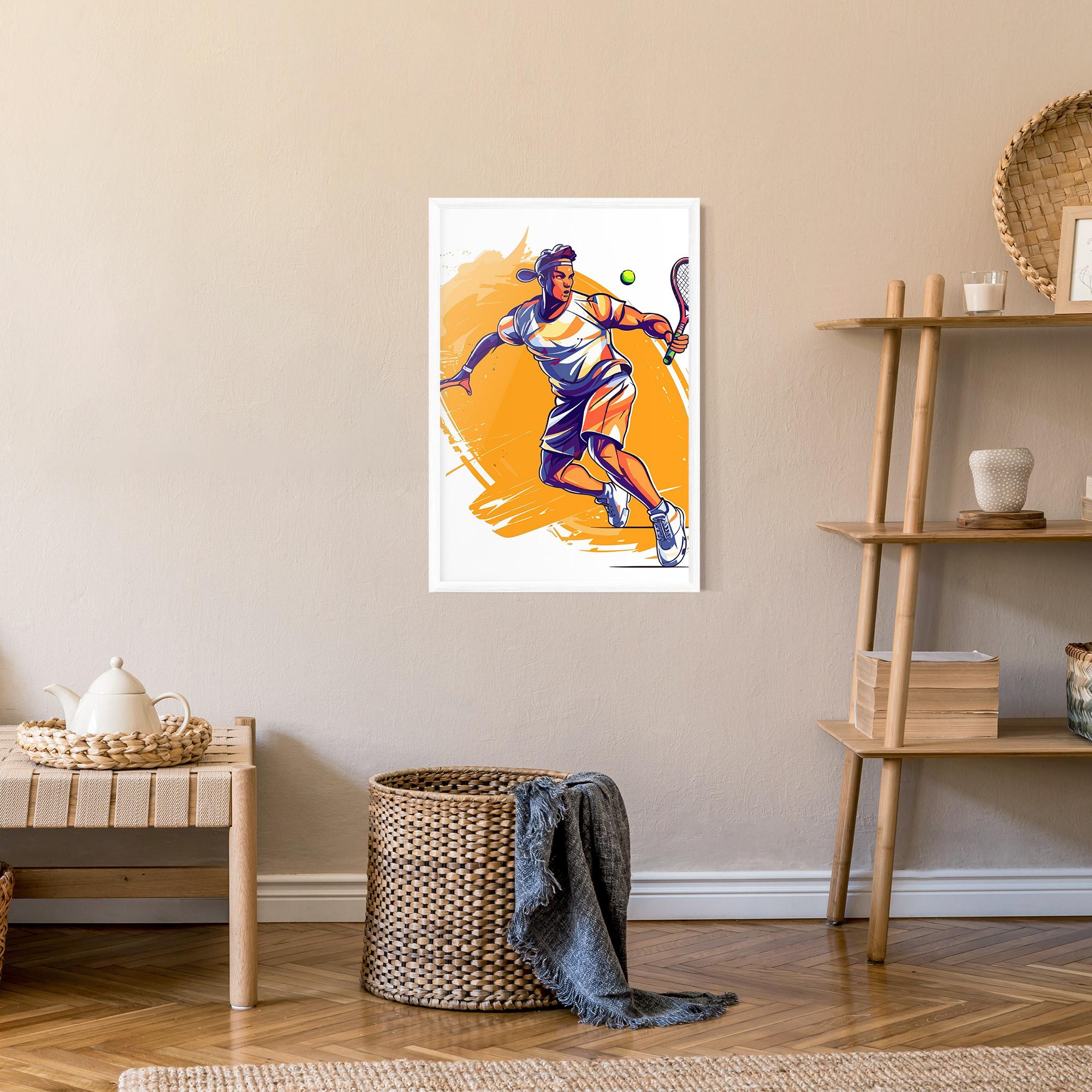 Poster Înrămat Tennis Woman mockup 9