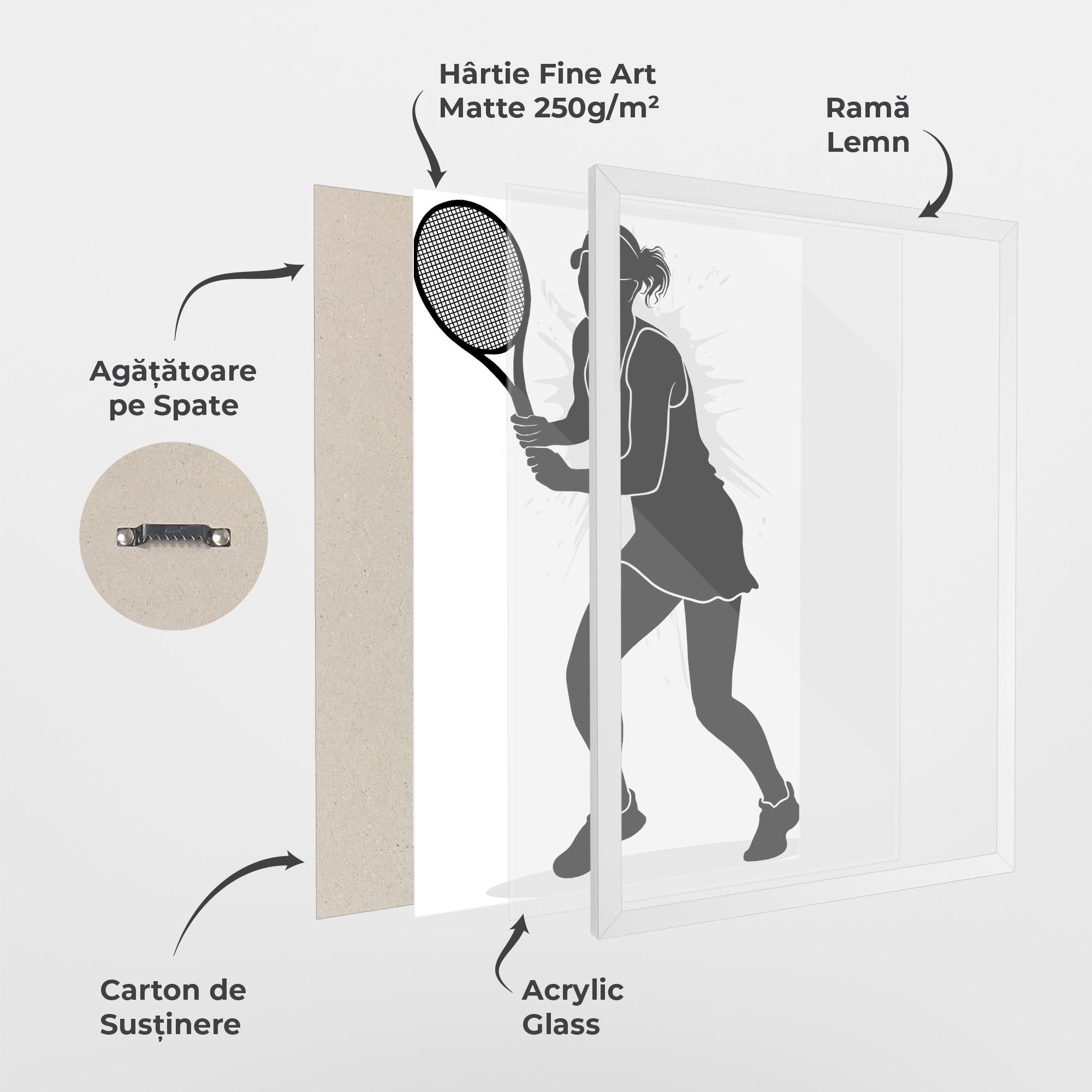 Poster Înrămat Professional Player mockup 1