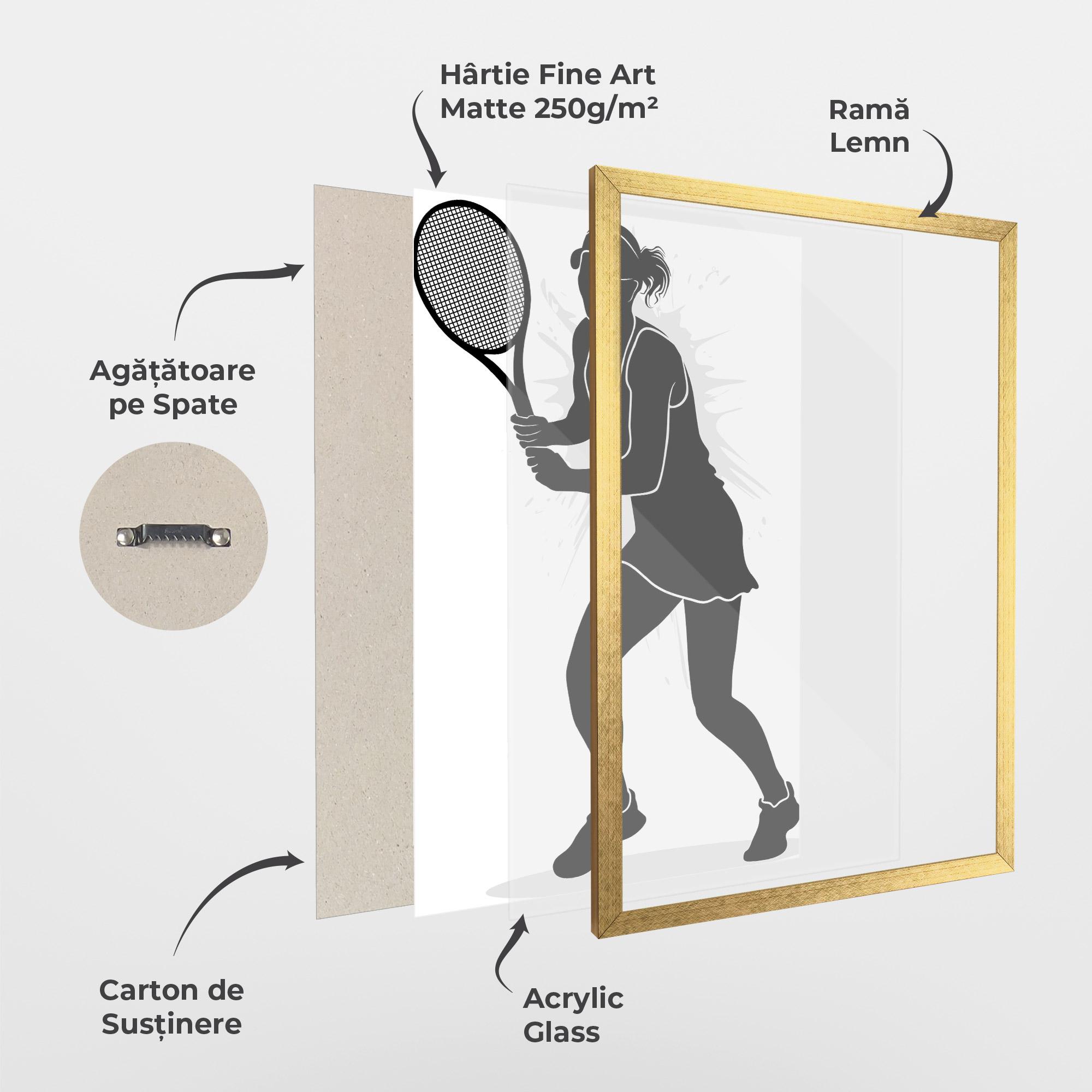 Poster Înrămat Professional Player mockup 1