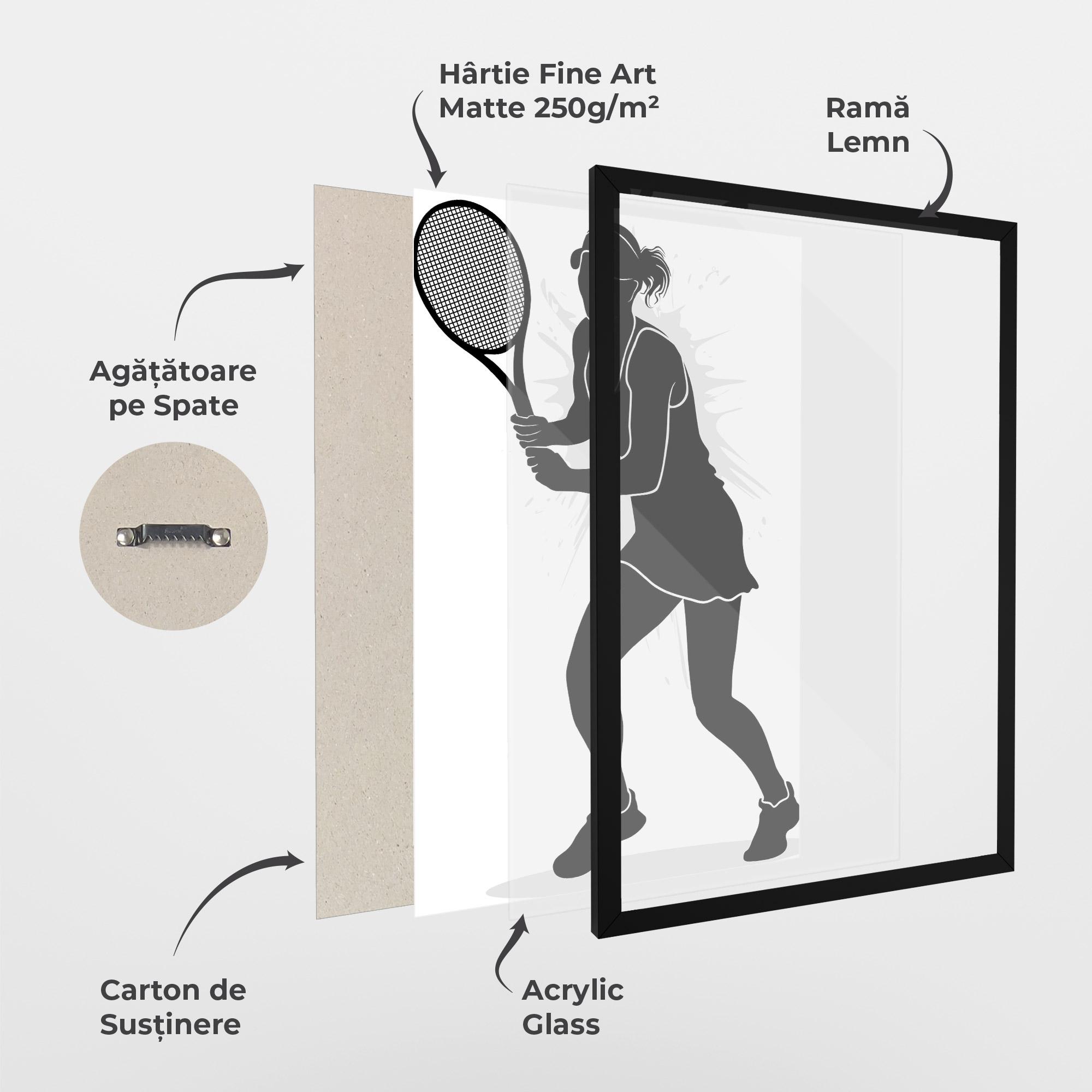 Poster Înrămat Professional Player mockup 1