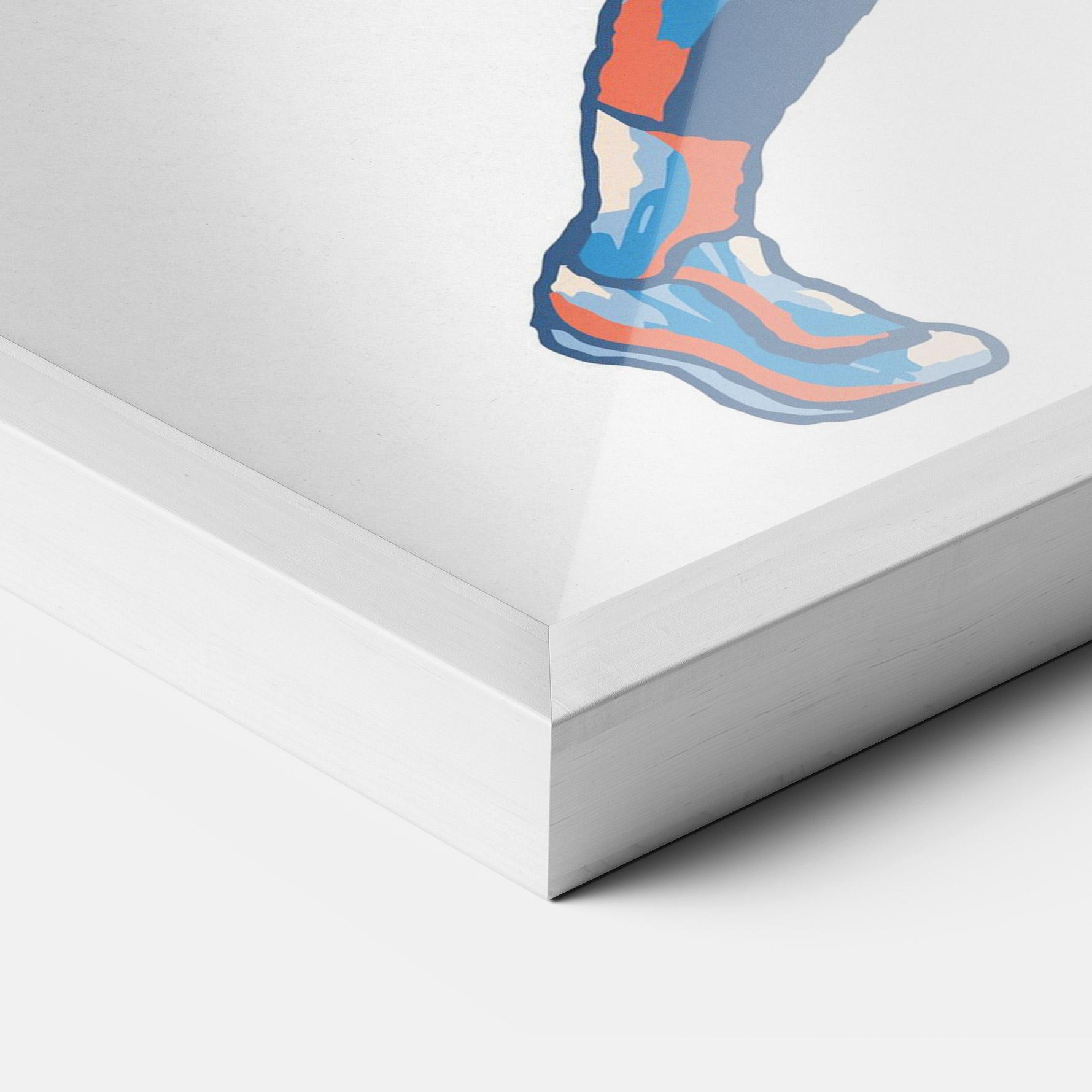 Poster Înrămat Blue Red Tennis mockup 3