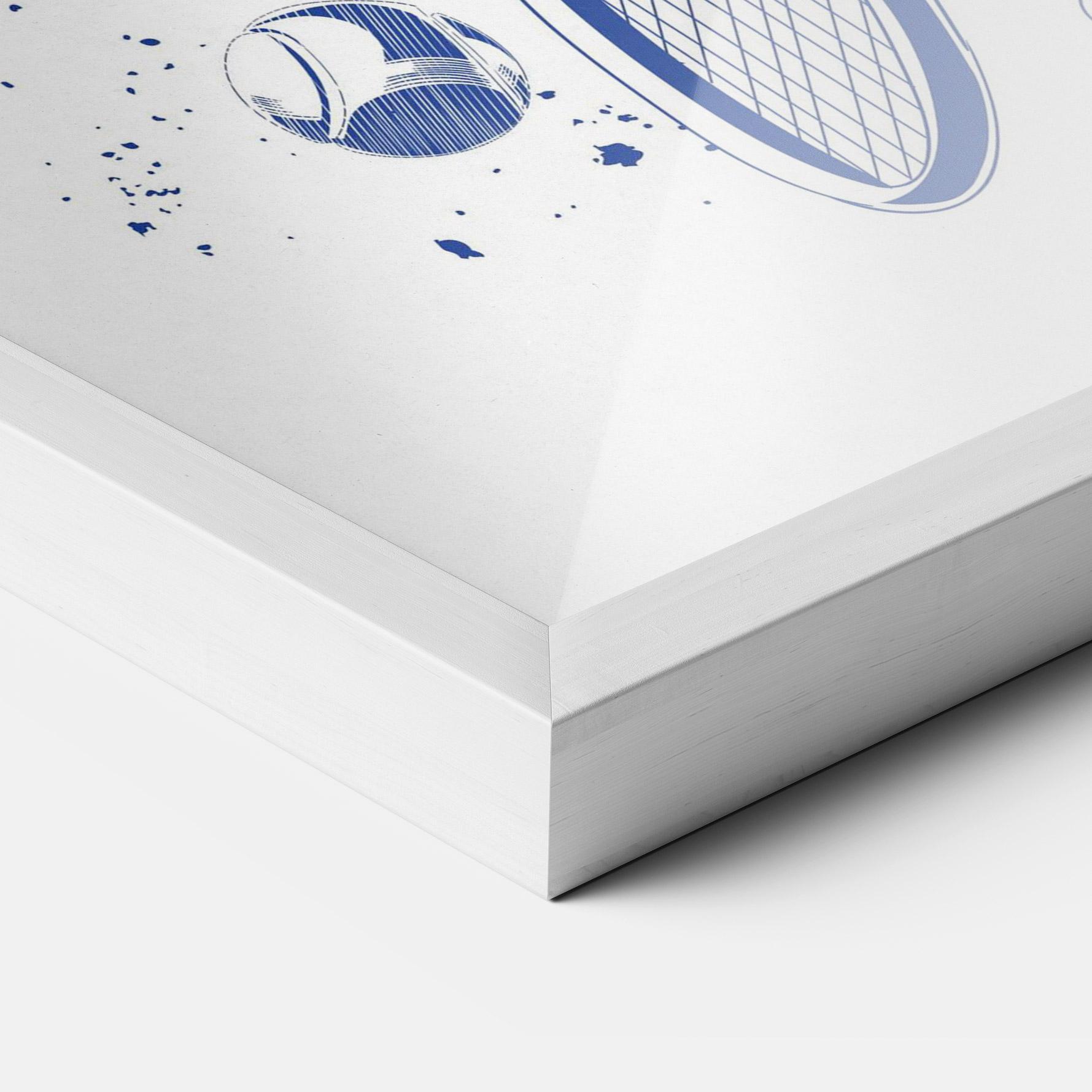 Poster Înrămat Blue Tennis mockup 3