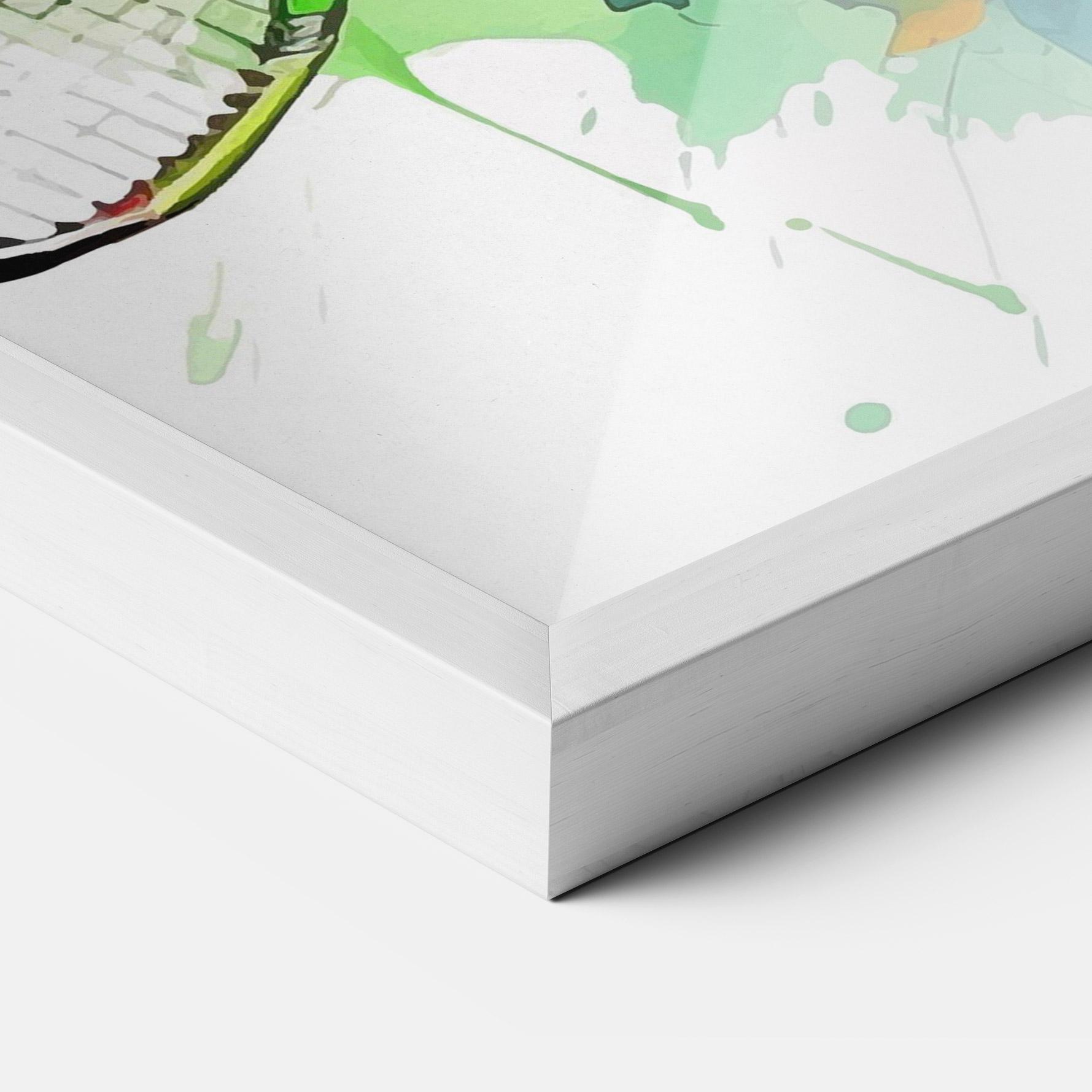 Poster Înrămat Green Blue Tennis mockup 3