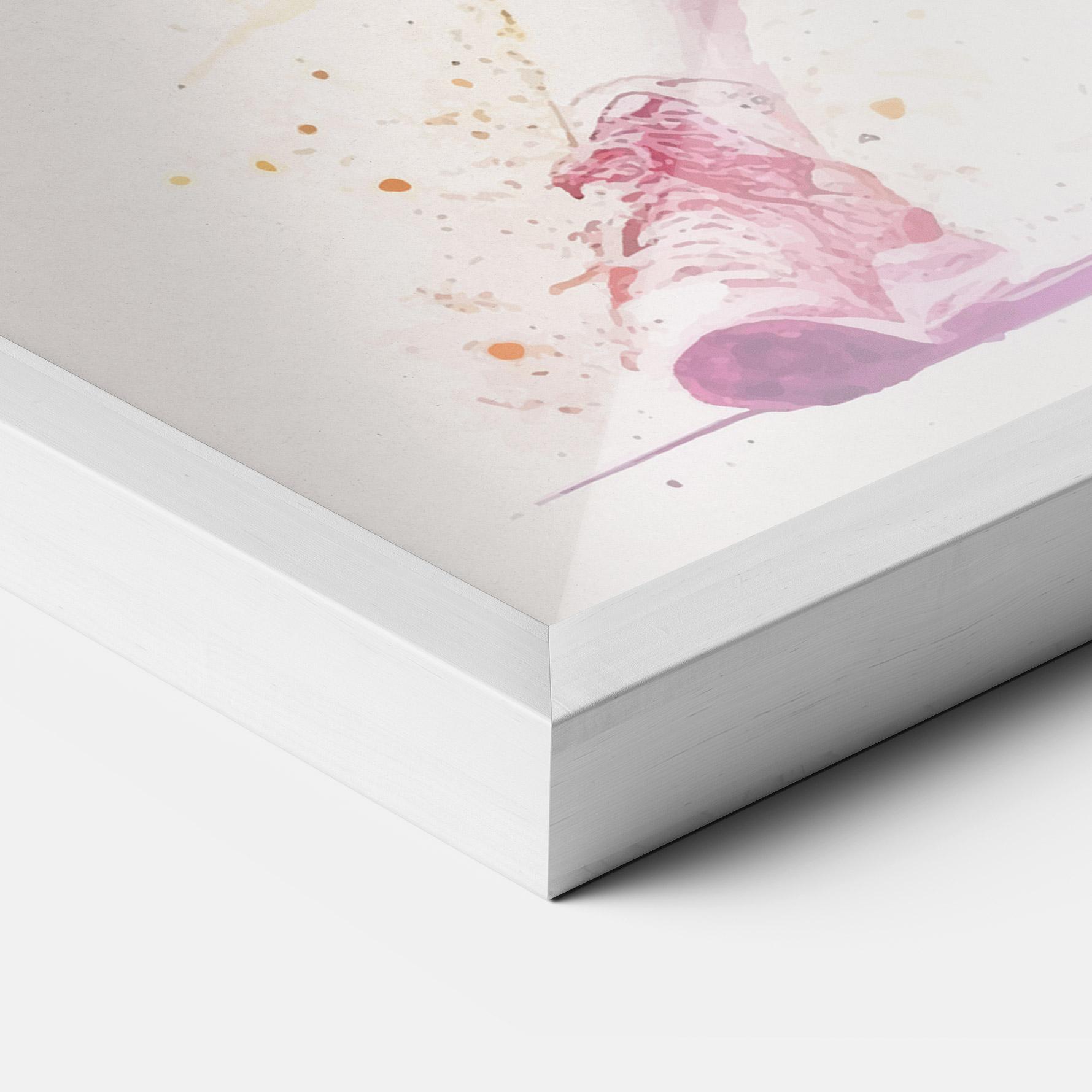 Poster Înrămat Watercolor Tennis mockup 3