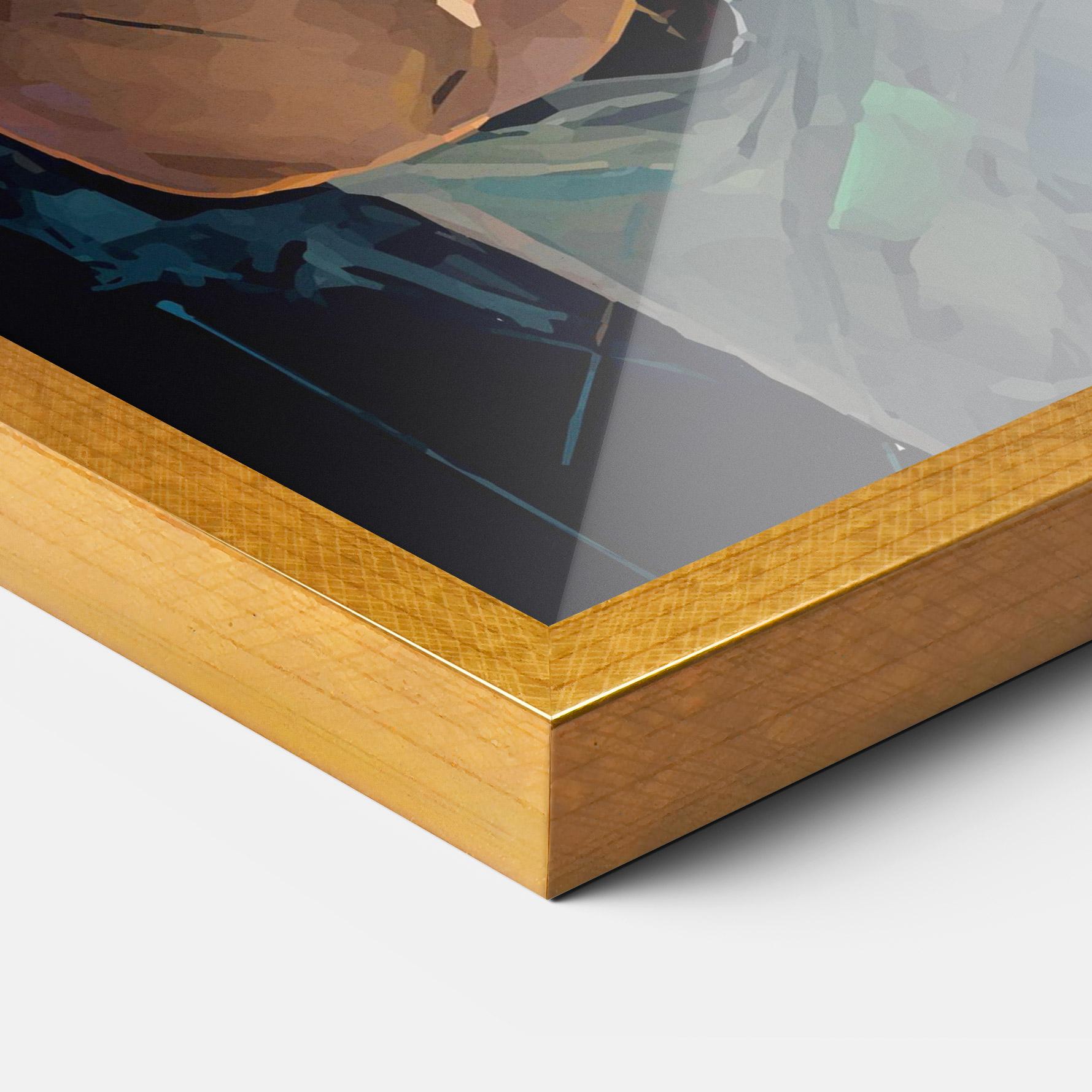 Poster Înrămat Tennis Player Art mockup 3