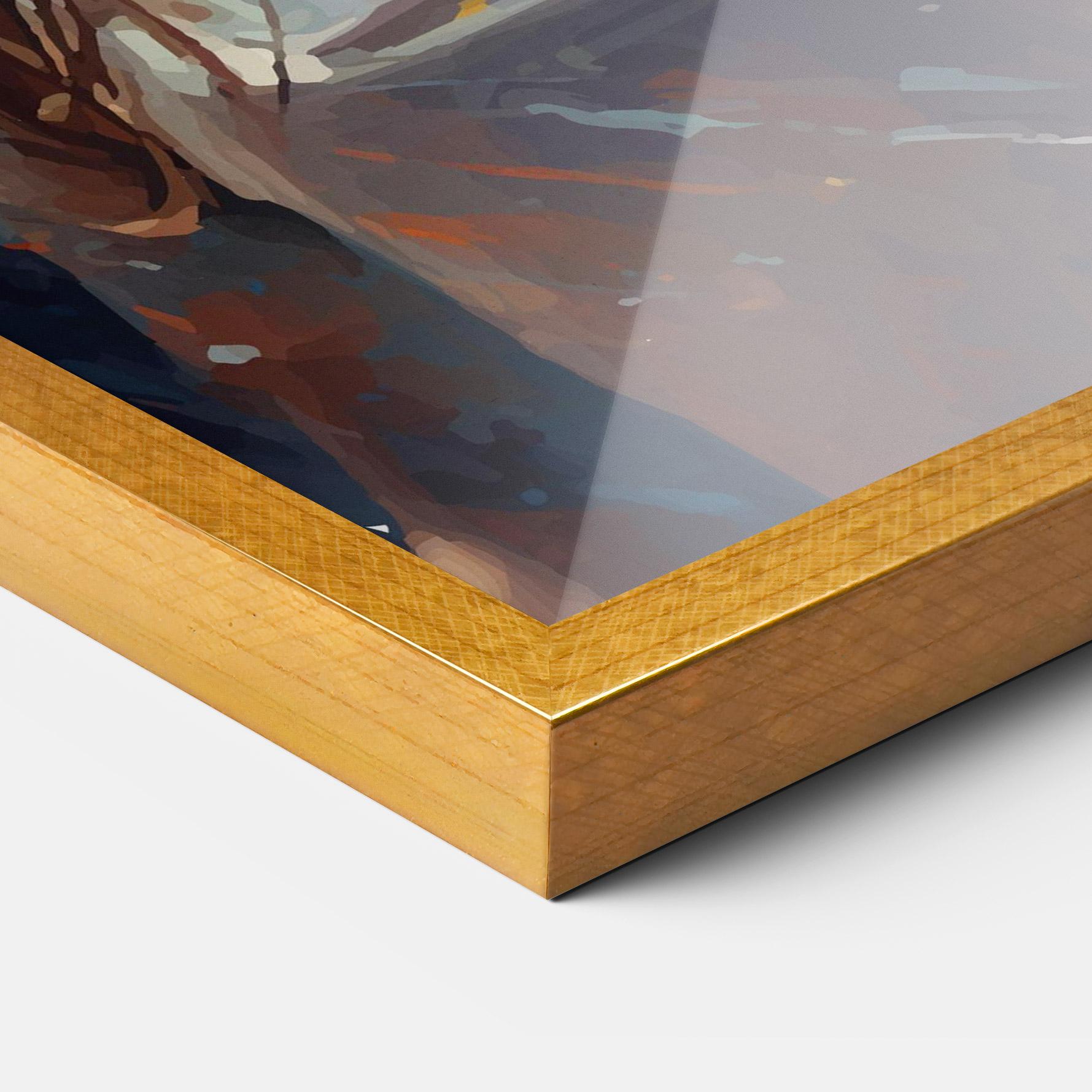 Poster Înrămat Tennis Pretty Girl mockup 3