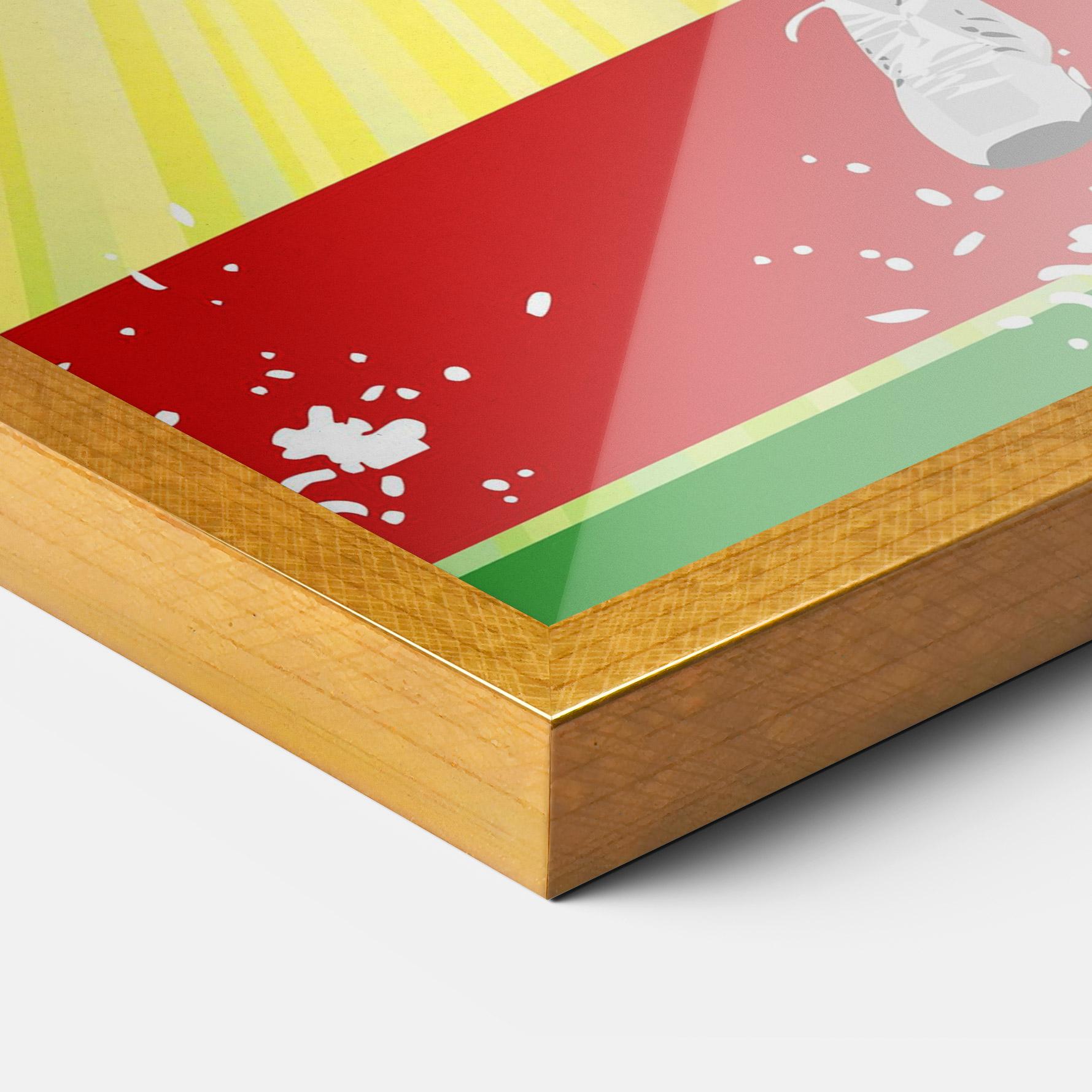 Poster Înrămat Tennis Spiral mockup 3