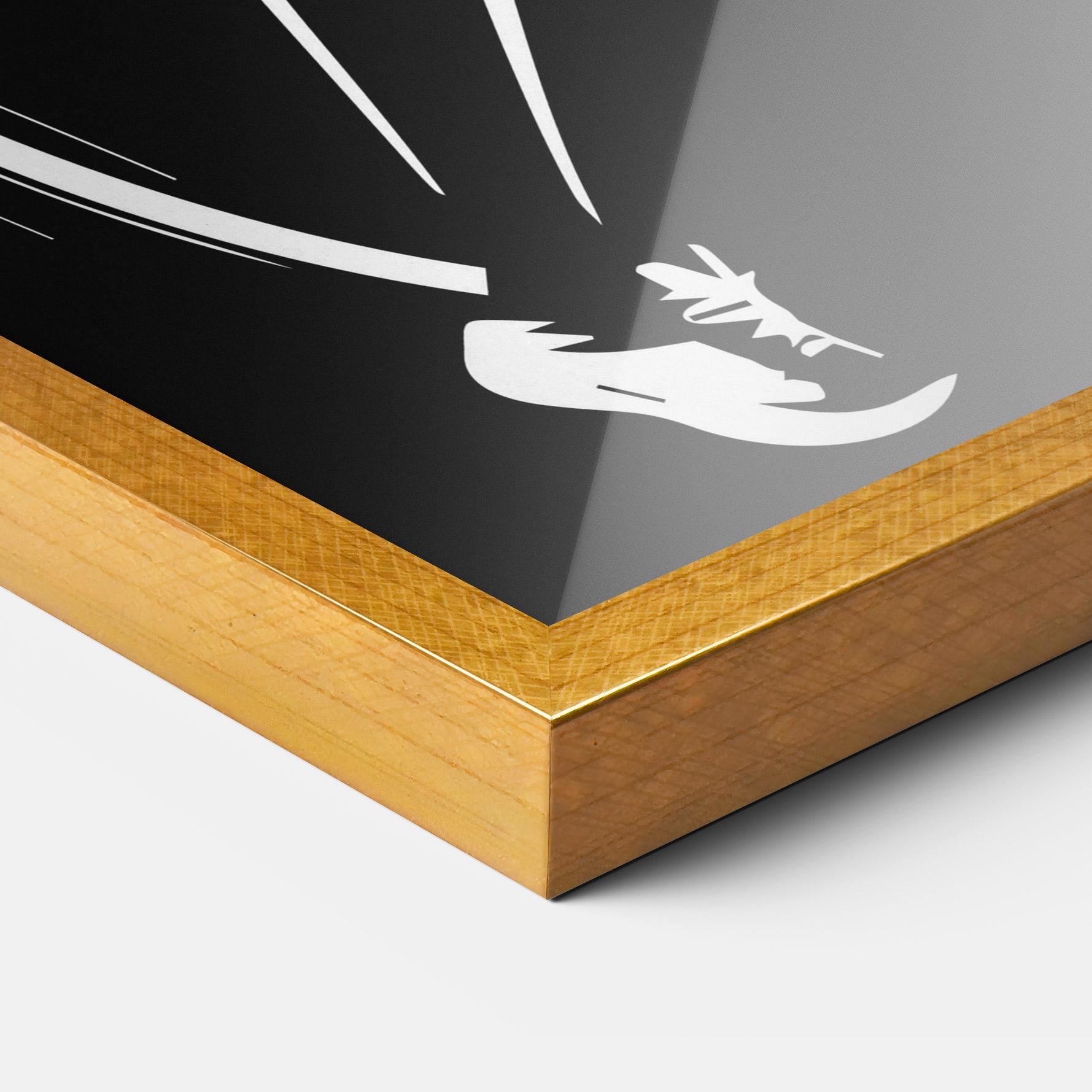 Poster Înrămat White Line Tennis mockup 3