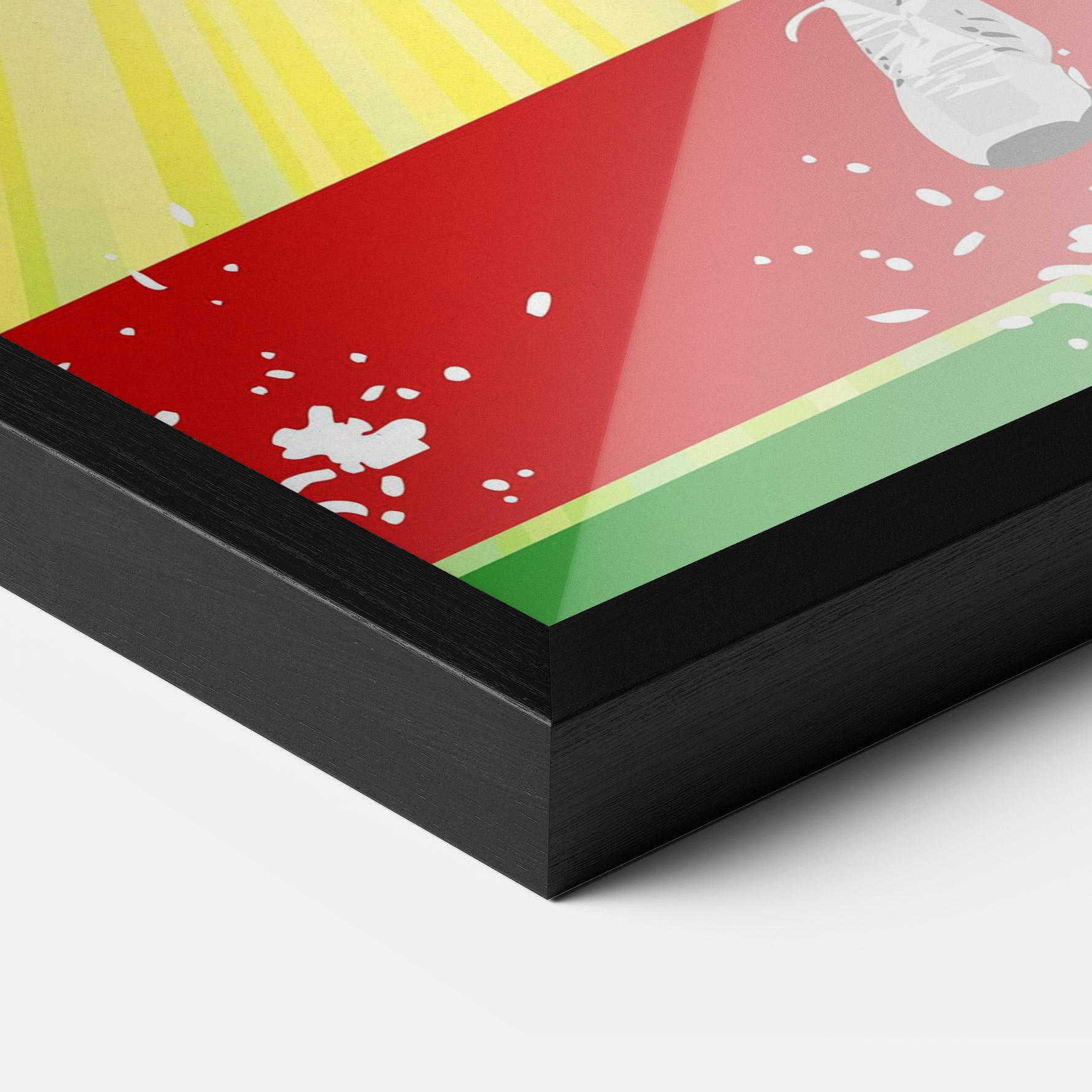 Poster Înrămat Tennis Spiral mockup 3