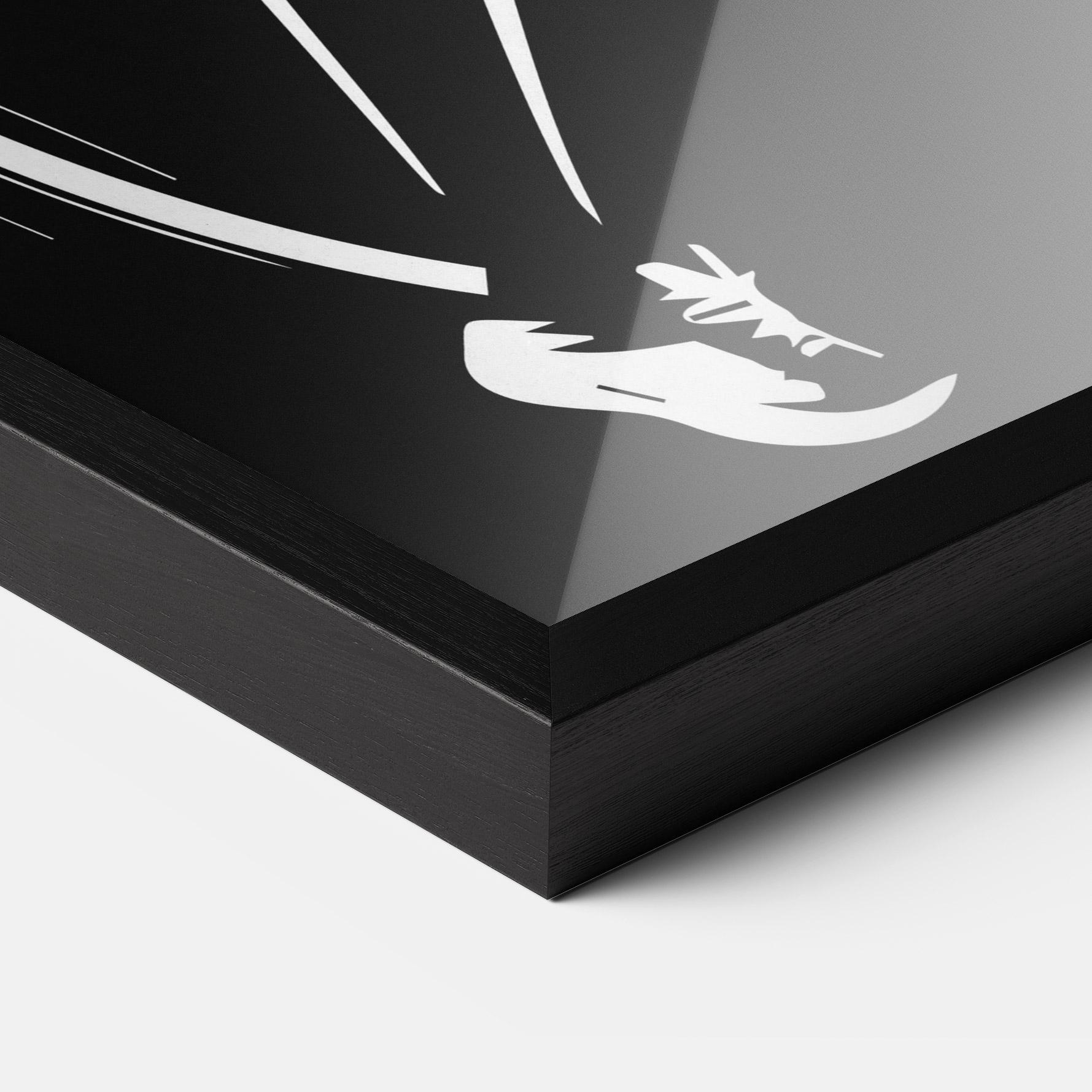 Poster Înrămat White Line Tennis mockup 3