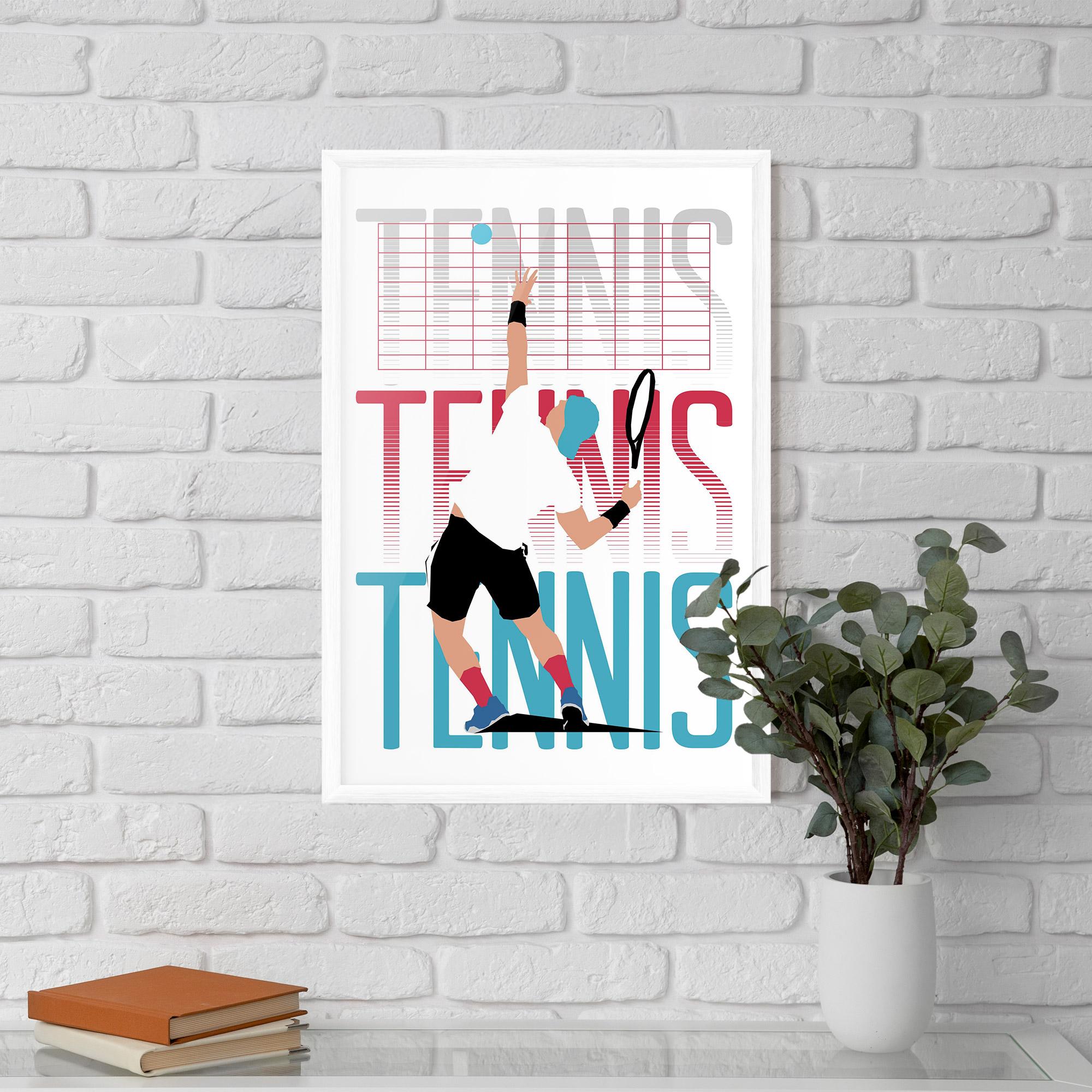 Poster Înrămat Tennis Ball Jump mockup 5