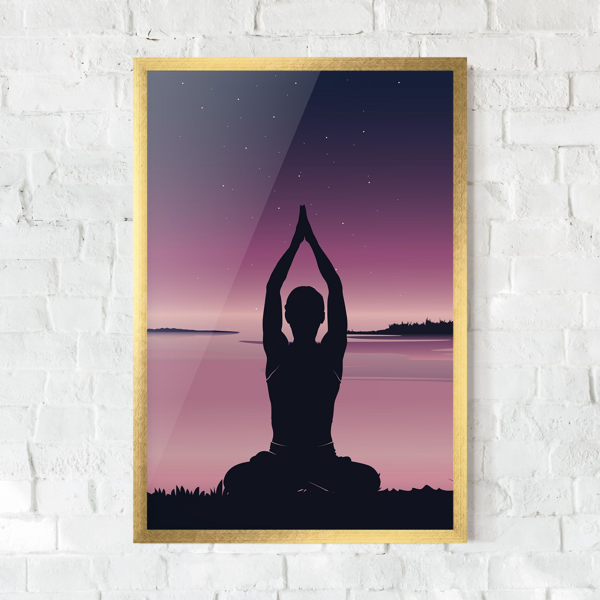 Yoga Purple Sky mockup 0