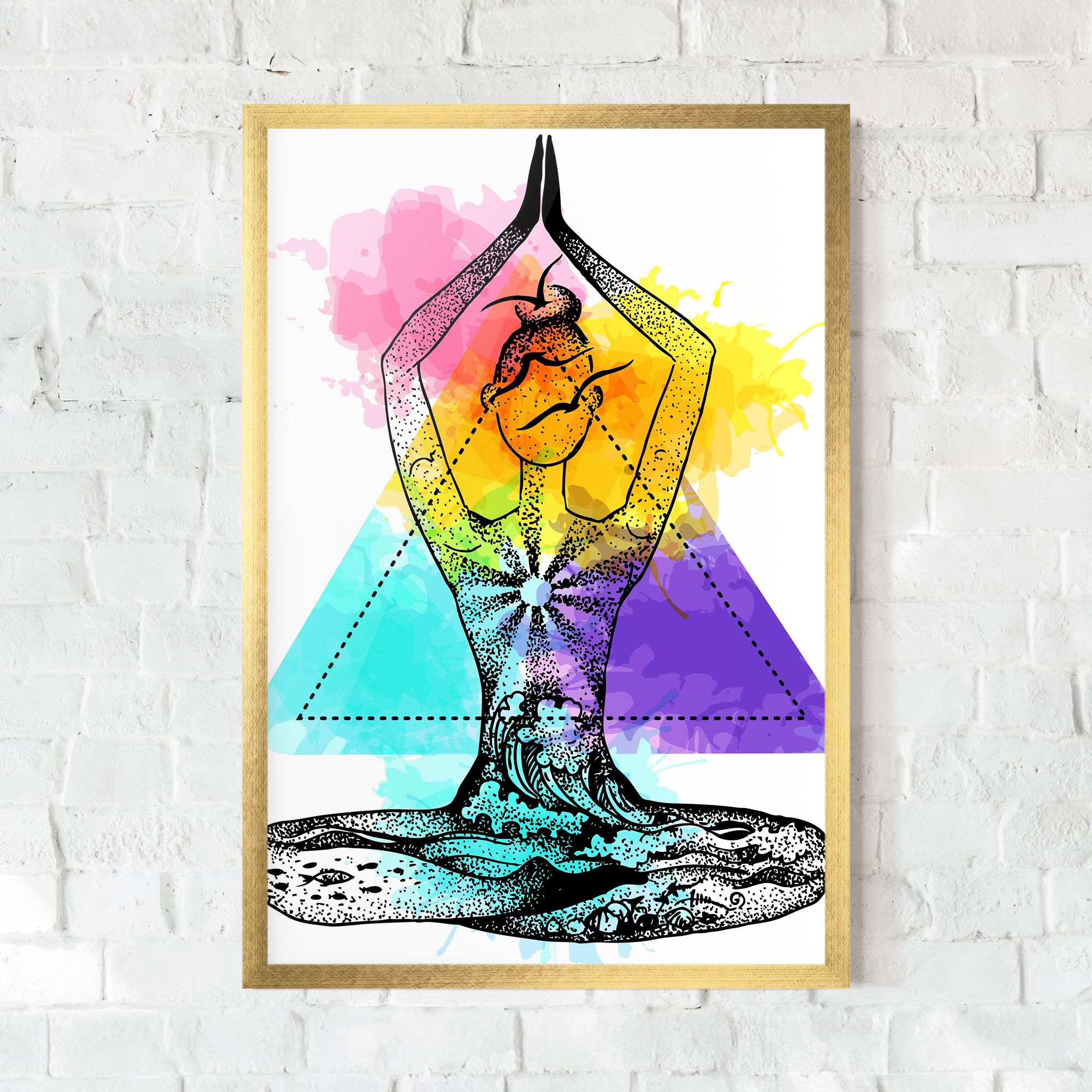 Yoga Triangle mockup 0
