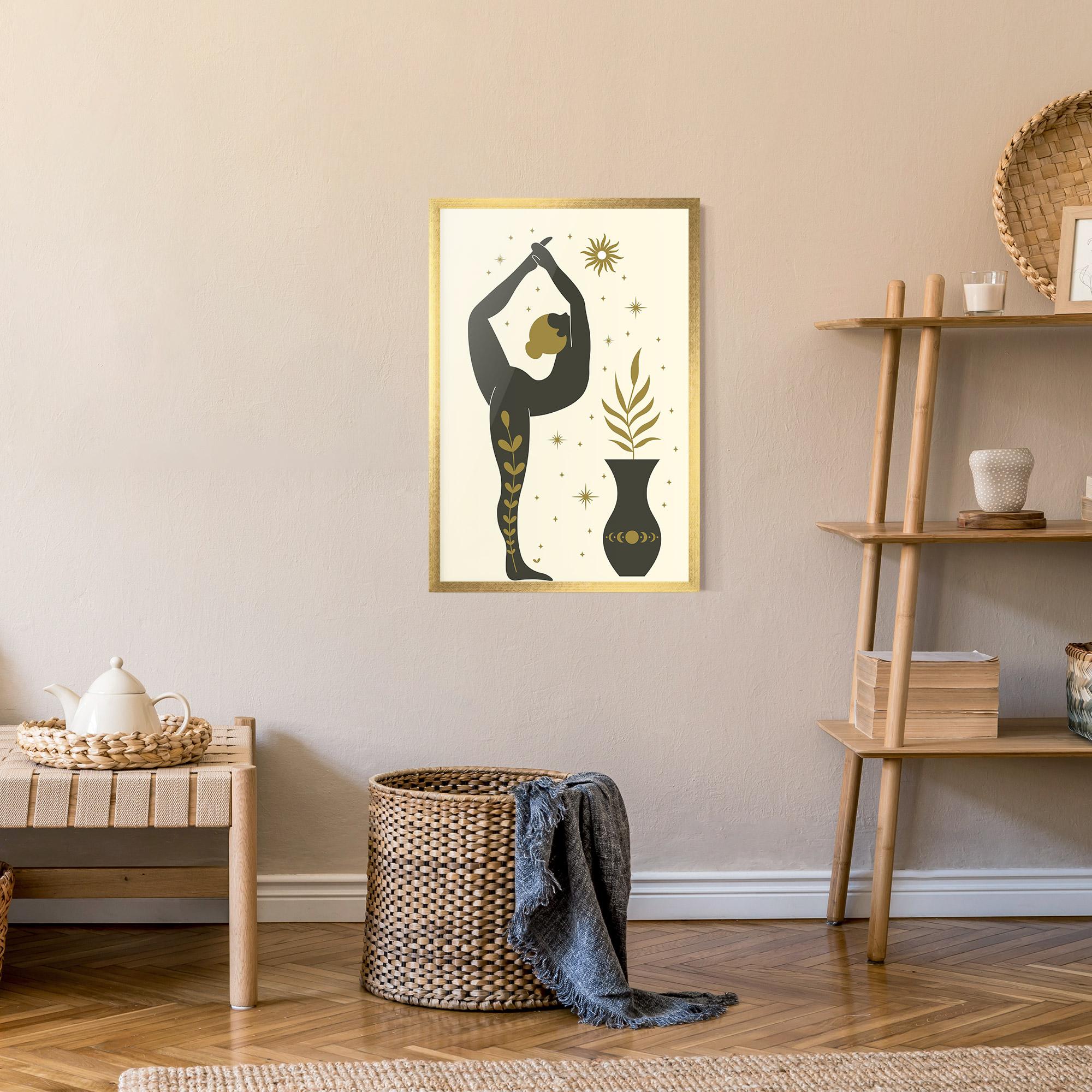 Poster Înrămat Trivikramasana mockup 9