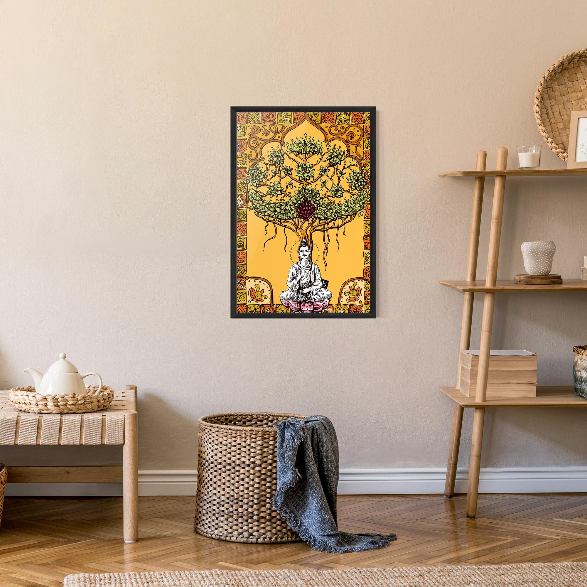 Poster Înrămat Meditation Three mockup 9