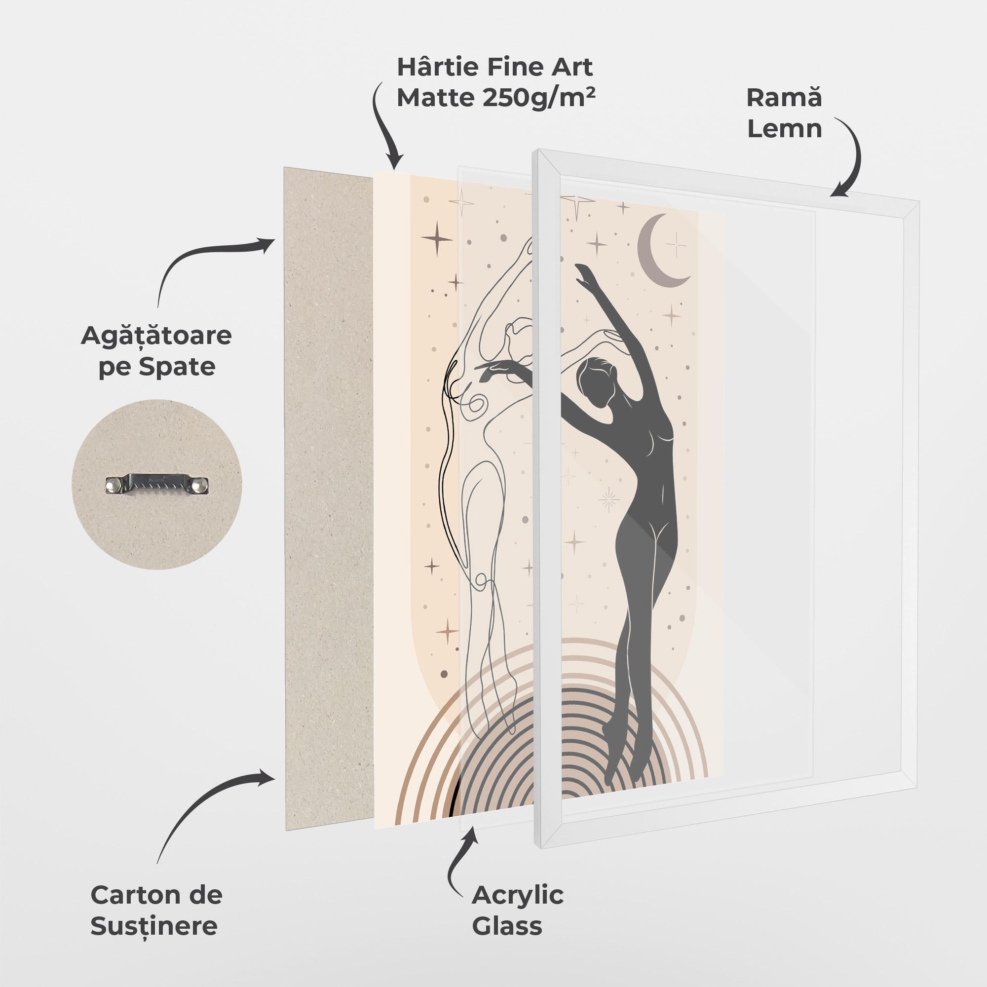 Poster Înrămat Balance Yoga mockup 1