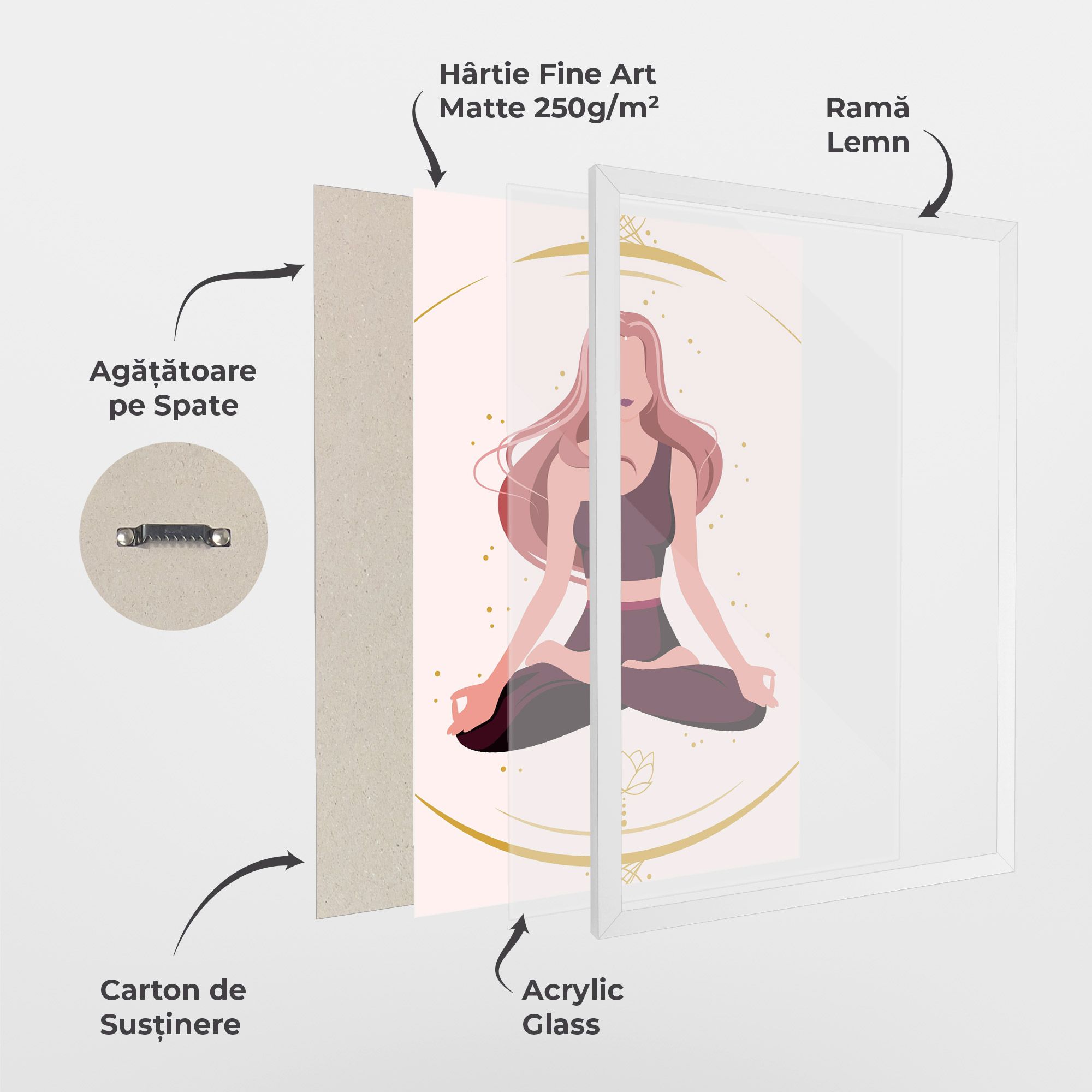 Pretty Yoga Girl mockup 1