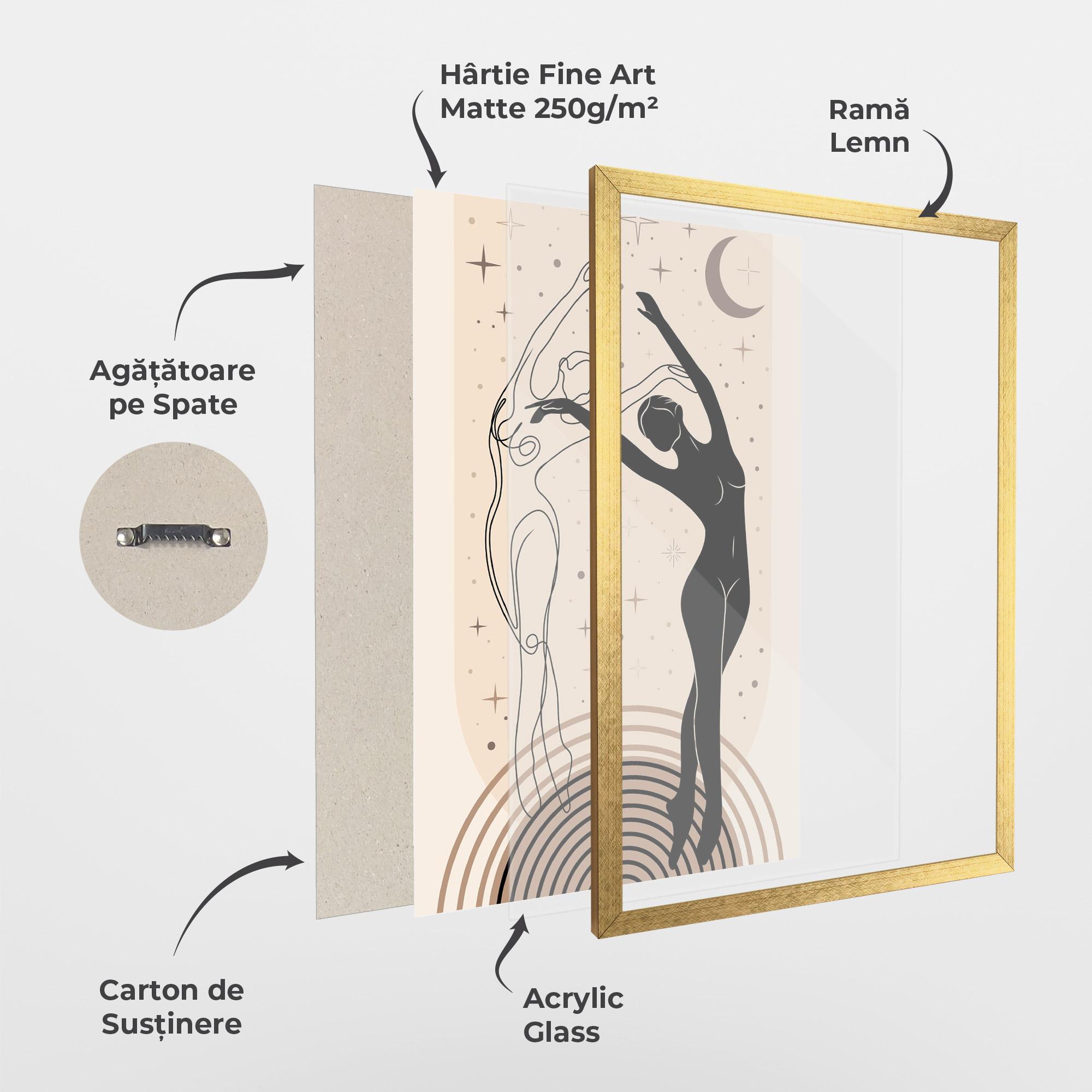 Poster Înrămat Balance Yoga mockup 1