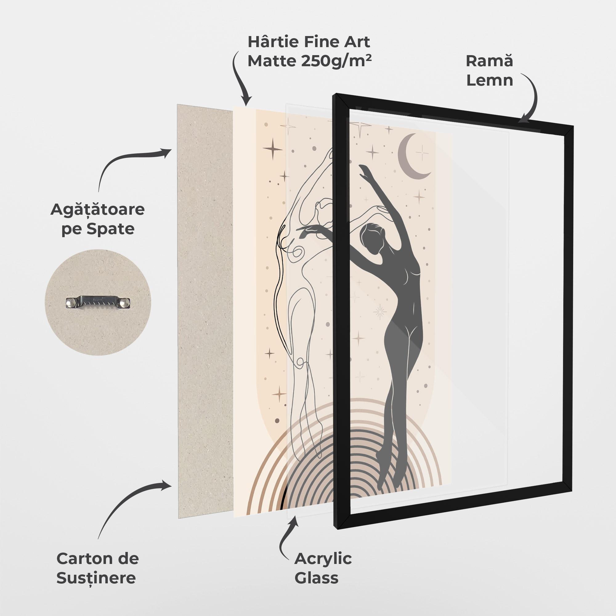 Poster Înrămat Balance Yoga mockup 1