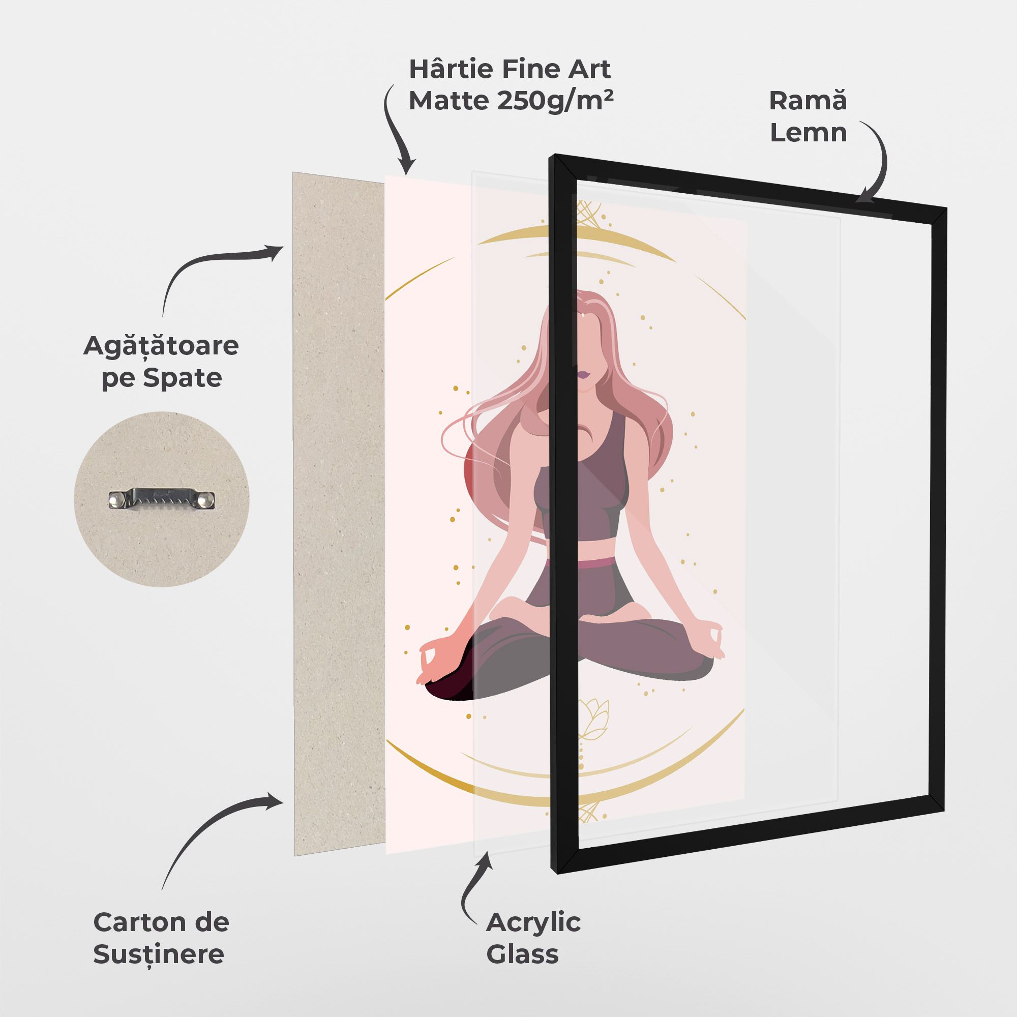 Pretty Yoga Girl mockup 1