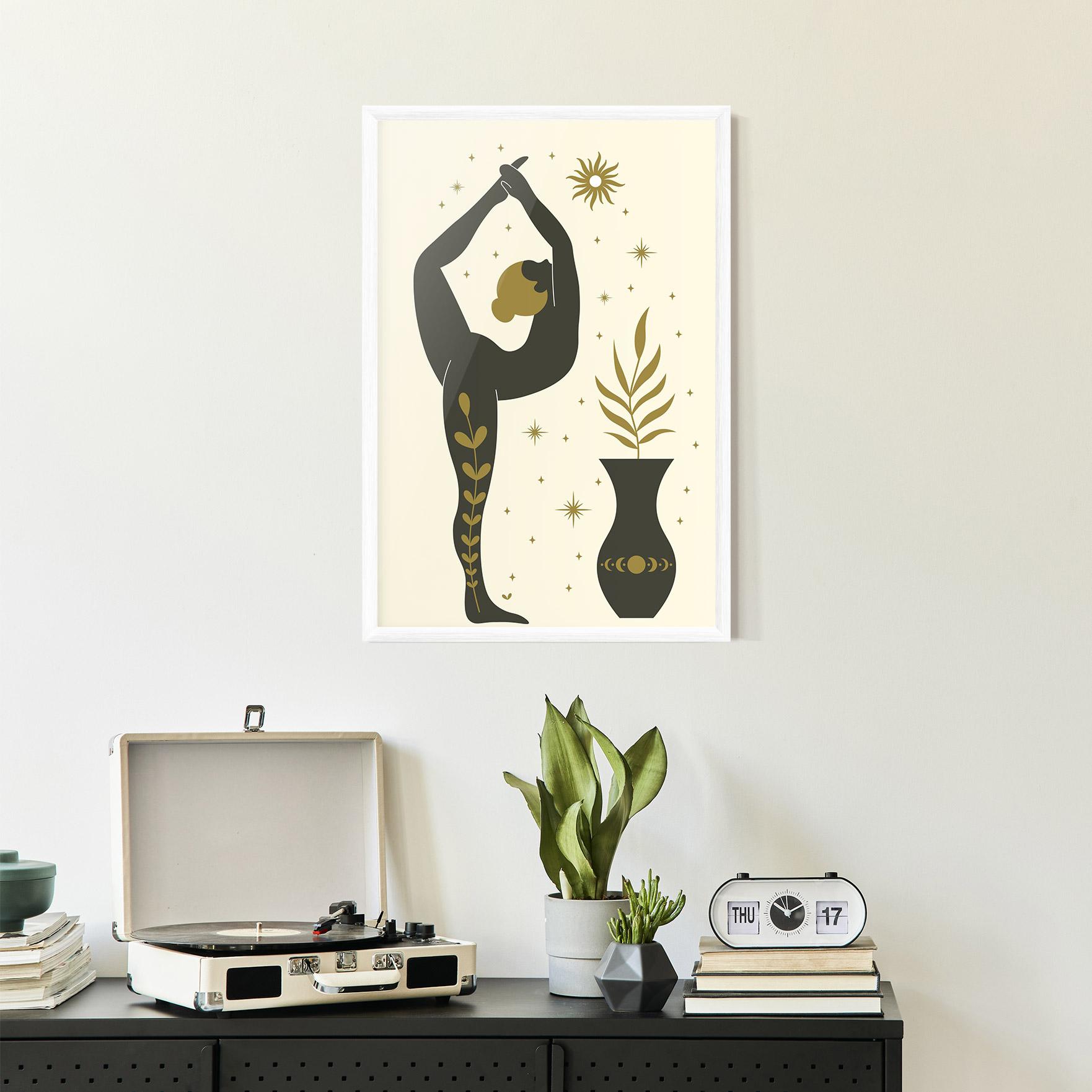 Poster Înrămat Trivikramasana mockup 2