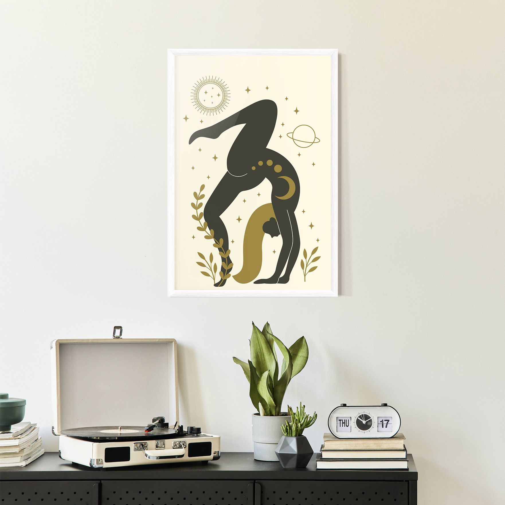 Yoga Sun Pose mockup 2